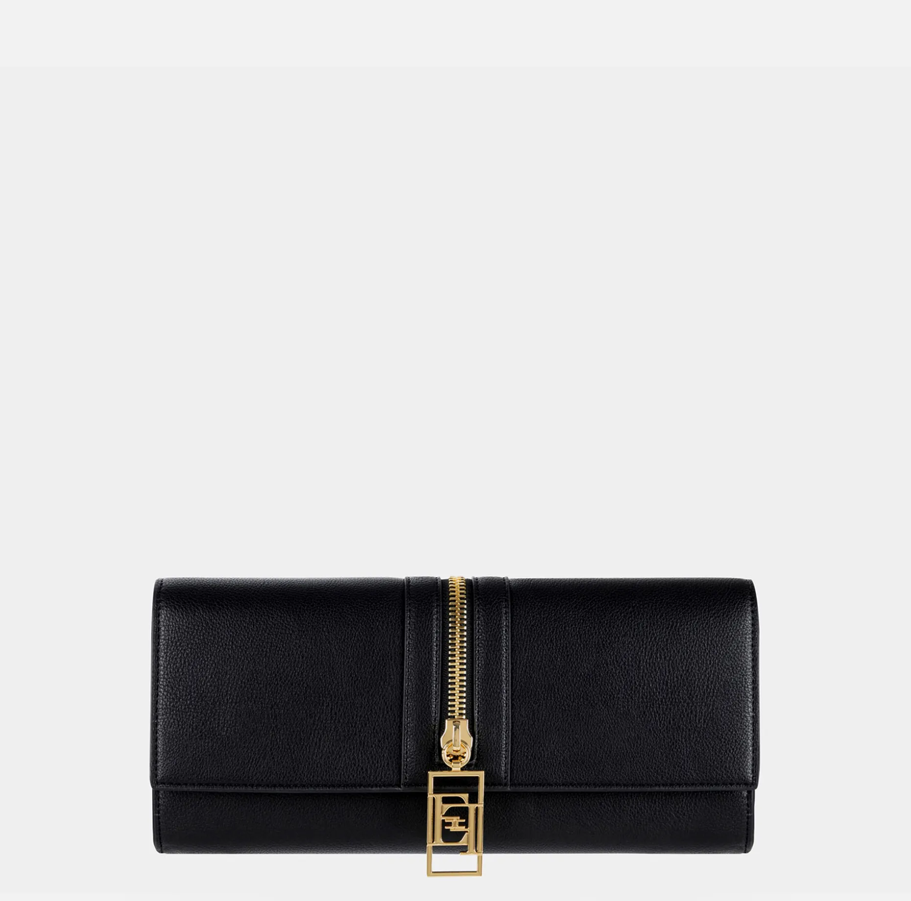 Elisabetta Franchi Clutch | Baguette bag in leather-effect material with zip