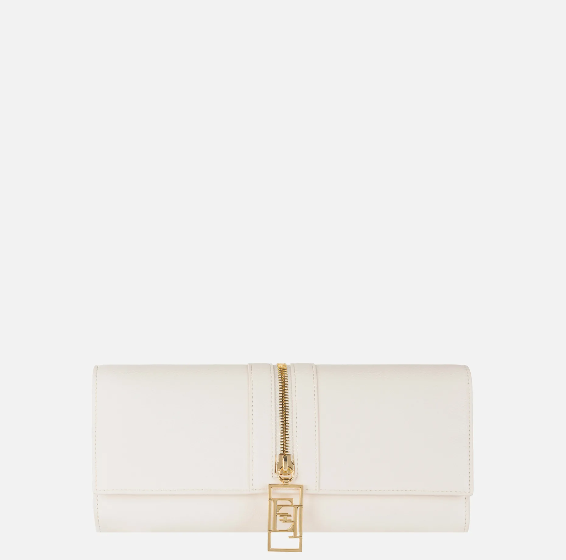 Elisabetta Franchi Clutch | Baguette bag in leather-effect material with zip