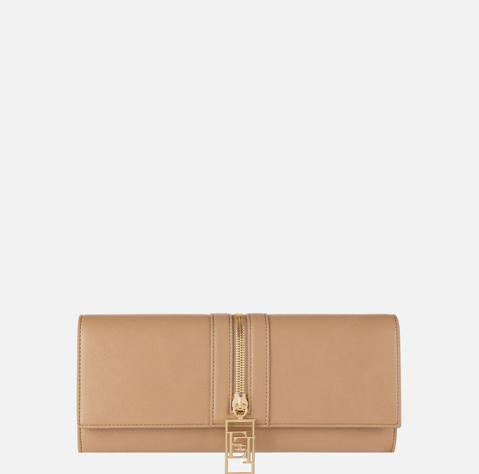 Elisabetta Franchi Clutch | Baguette bag in leather-effect material with zip