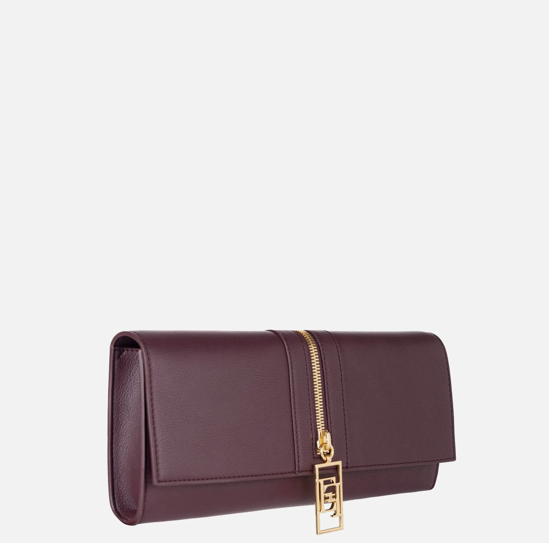 Elisabetta Franchi Clutch | Baguette bag in leather-effect material with zip