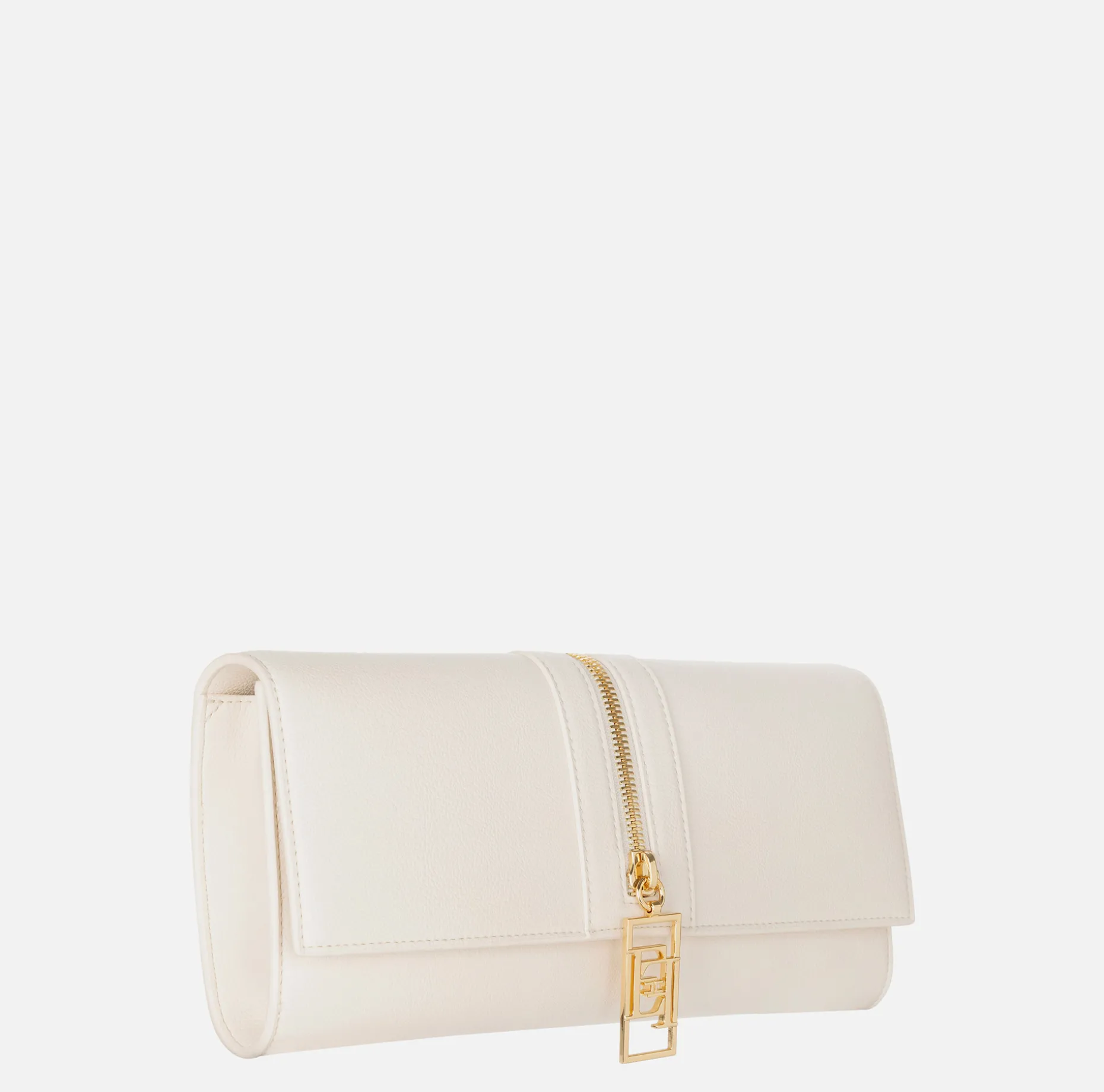 Elisabetta Franchi Clutch | Baguette bag in leather-effect material with zip