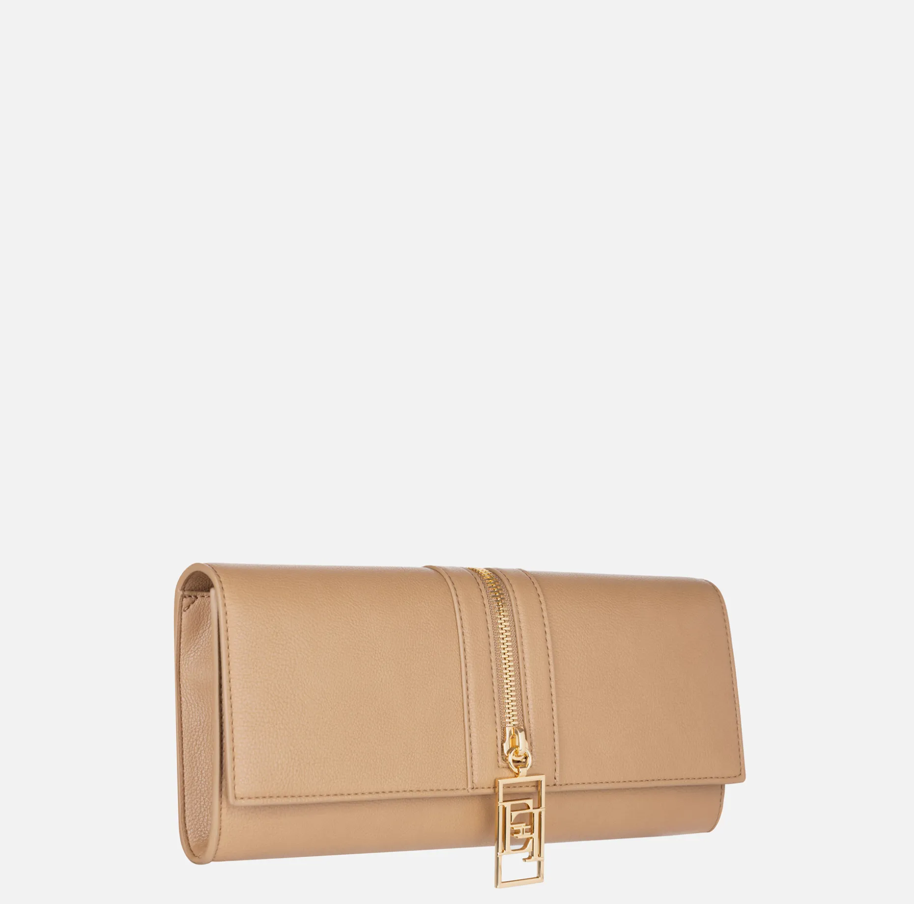 Elisabetta Franchi Clutch | Baguette bag in leather-effect material with zip