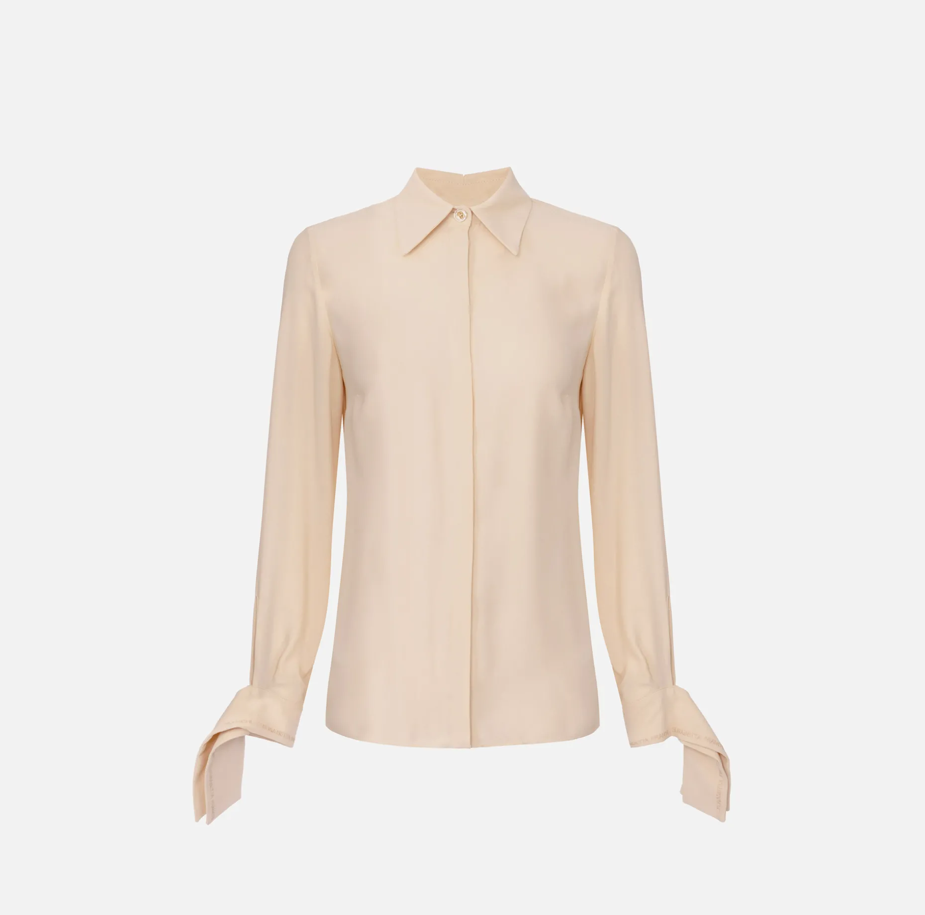 Elisabetta Franchi Shirts And Blouses | Blouse in georgette fabric with embroidered cuffs