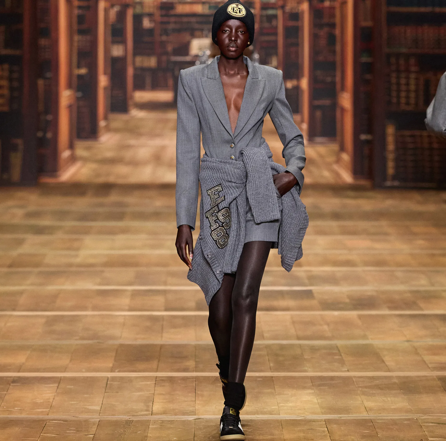 Elisabetta Franchi Jackets And Trench Coats | Bodysuit-style jacket in cool wool