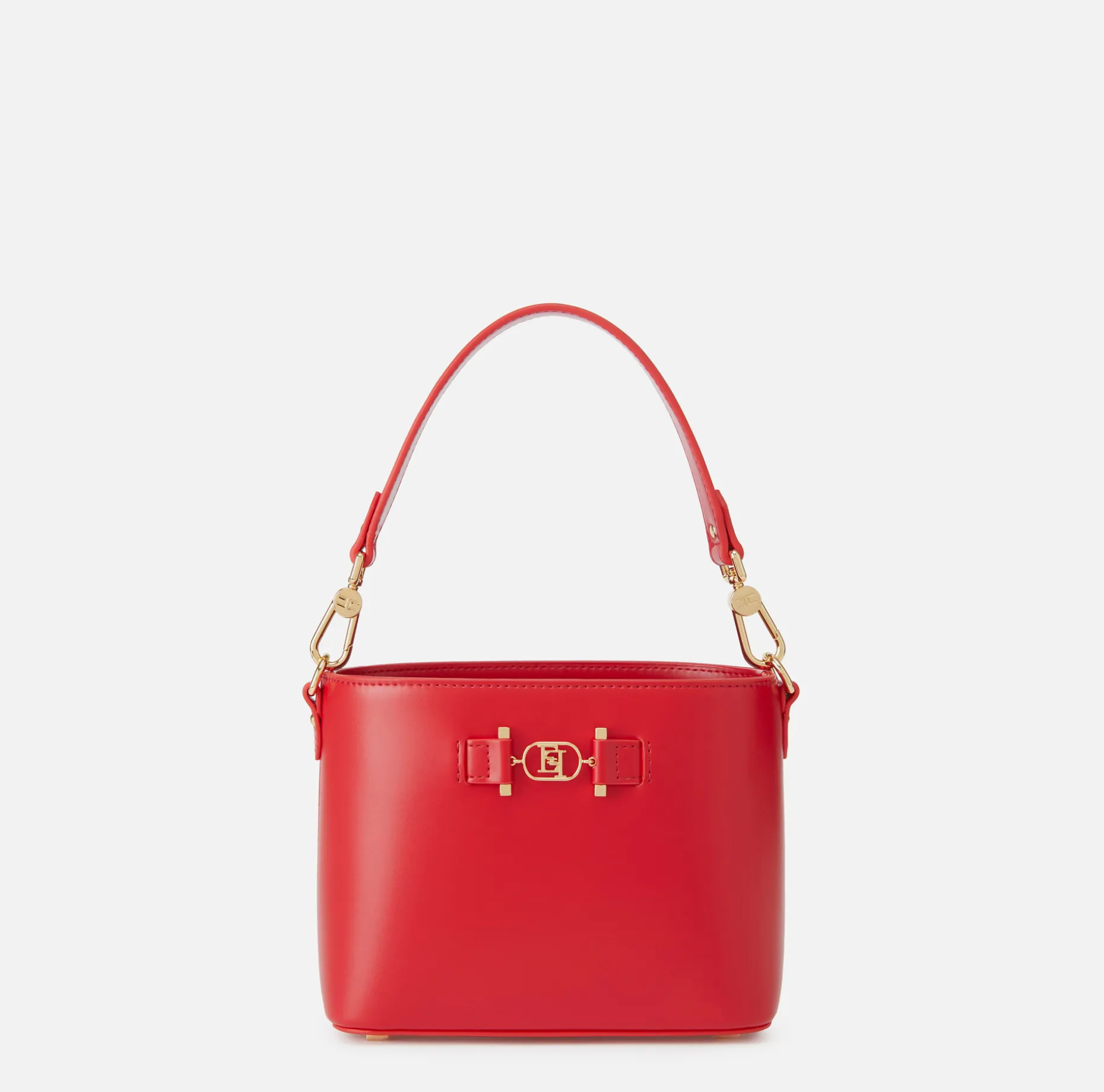 Elisabetta Franchi Handbags | Bucket bag with logo horsebit