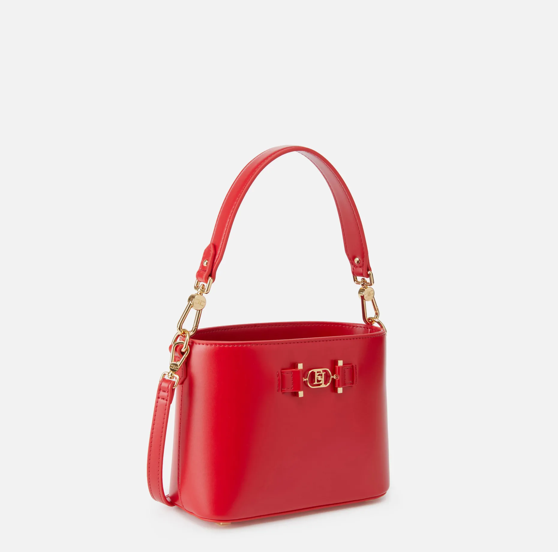 Elisabetta Franchi Handbags | Bucket bag with logo horsebit