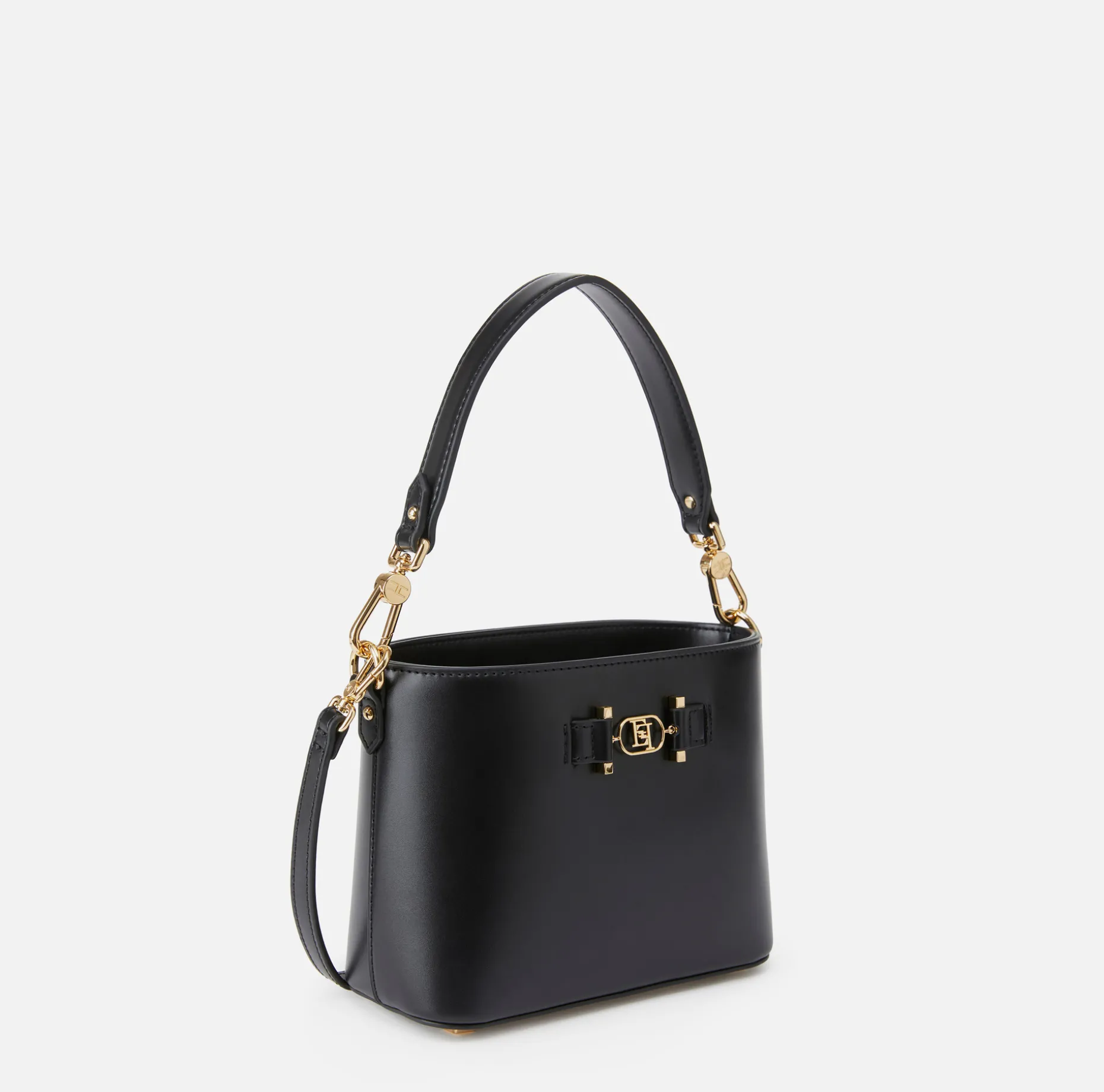 Elisabetta Franchi Handbags | Bucket bag with logo horsebit