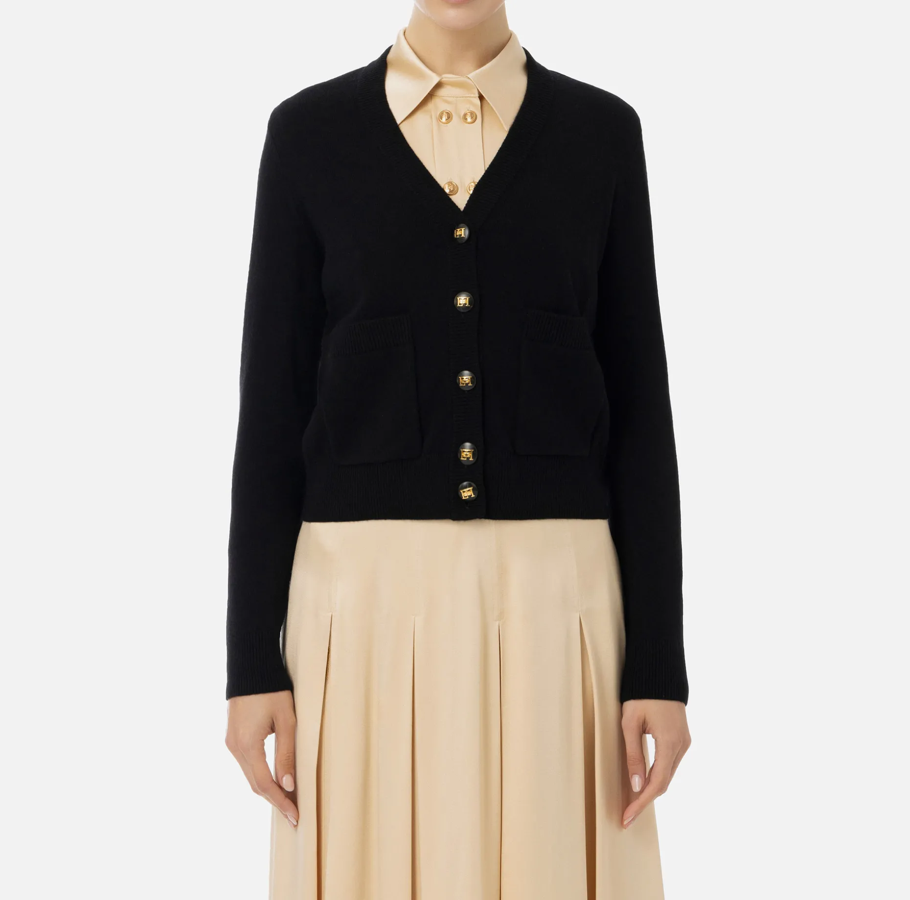 Elisabetta Franchi Knitwear And Sweatshirts | Cashmere blend cardigan