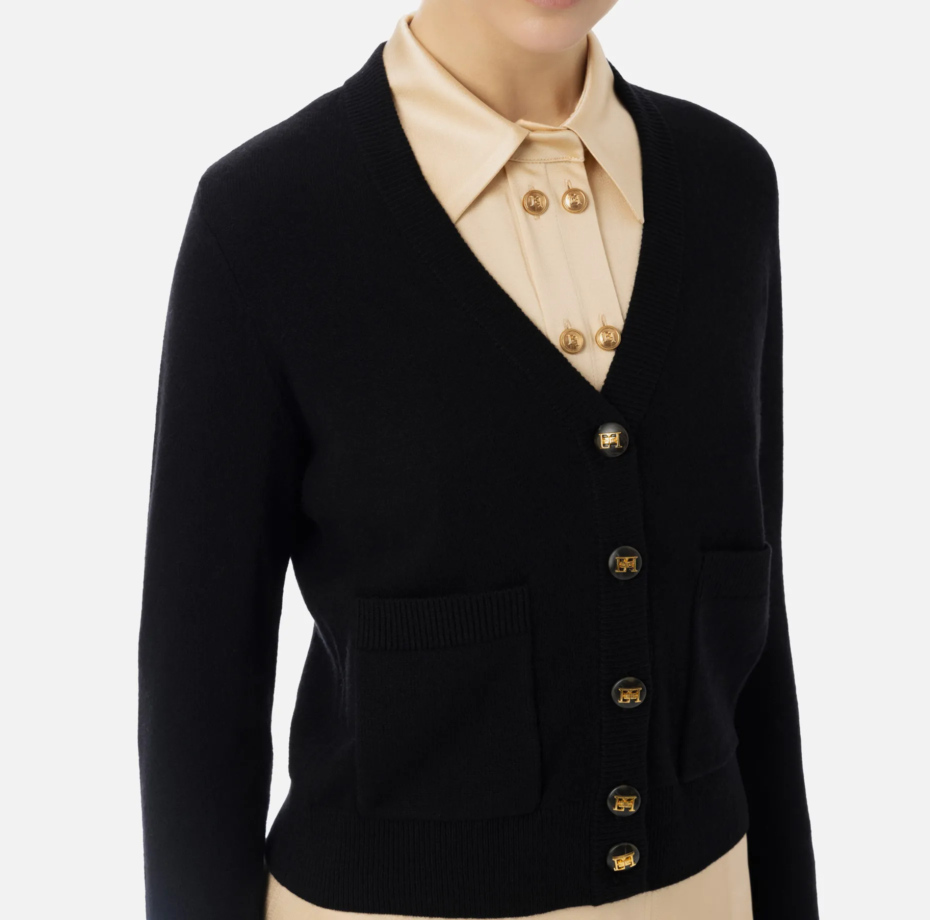 Elisabetta Franchi Knitwear And Sweatshirts | Cashmere blend cardigan