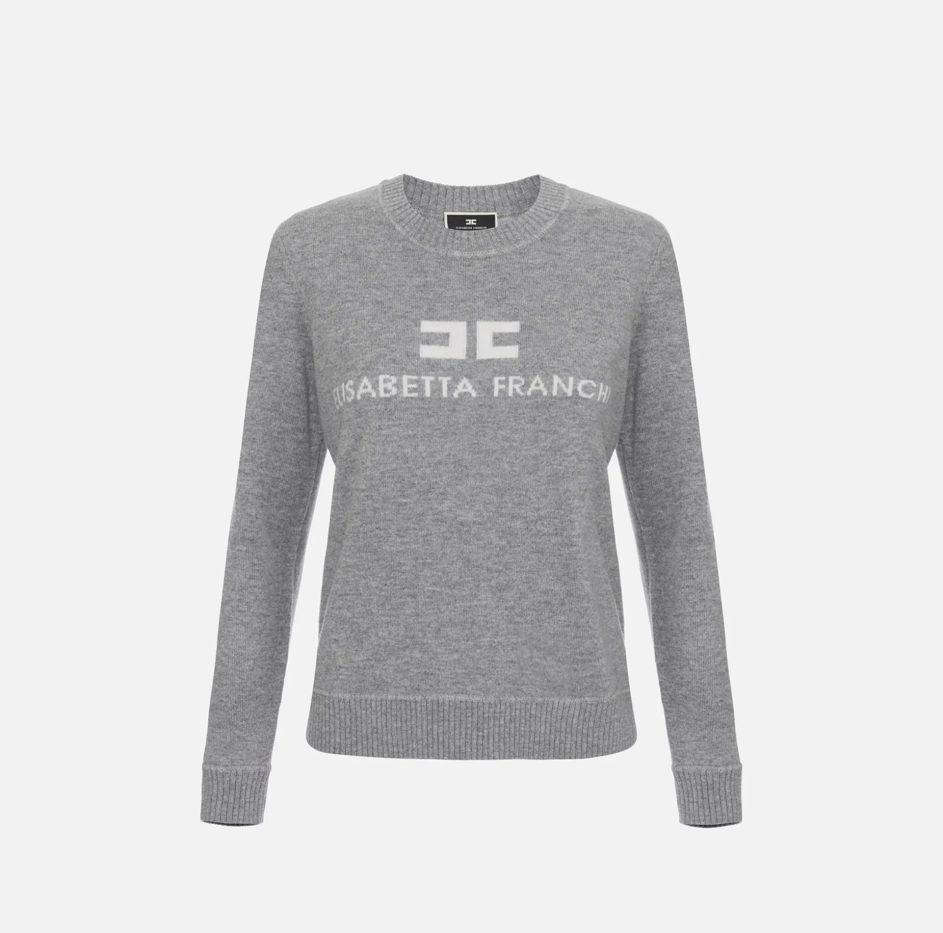 Elisabetta Franchi Knitwear And Sweatshirts | Cashmere blend pullover with logo