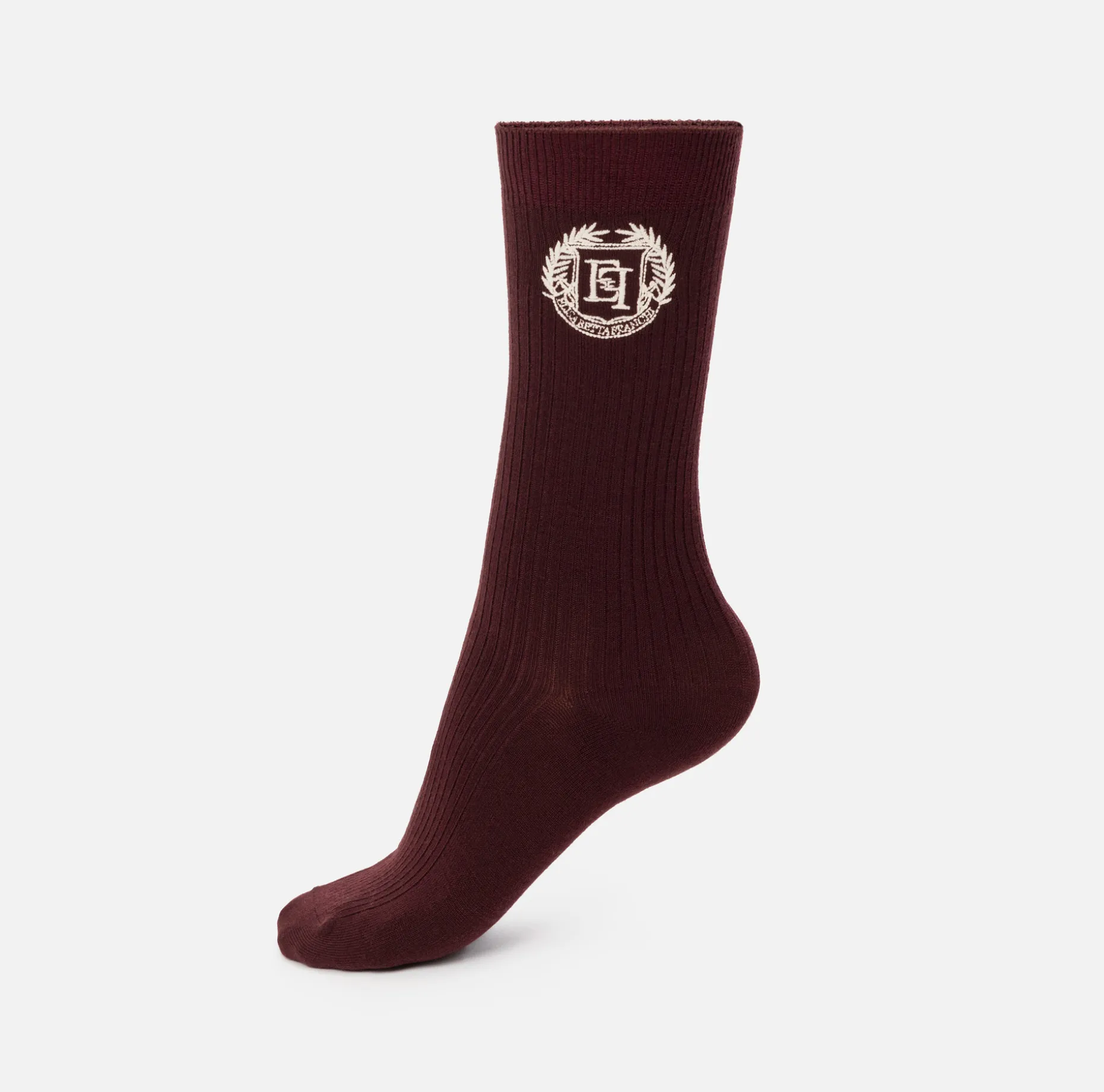 Elisabetta Franchi Stockings And Tights | Cashmere socks with logo embroidery