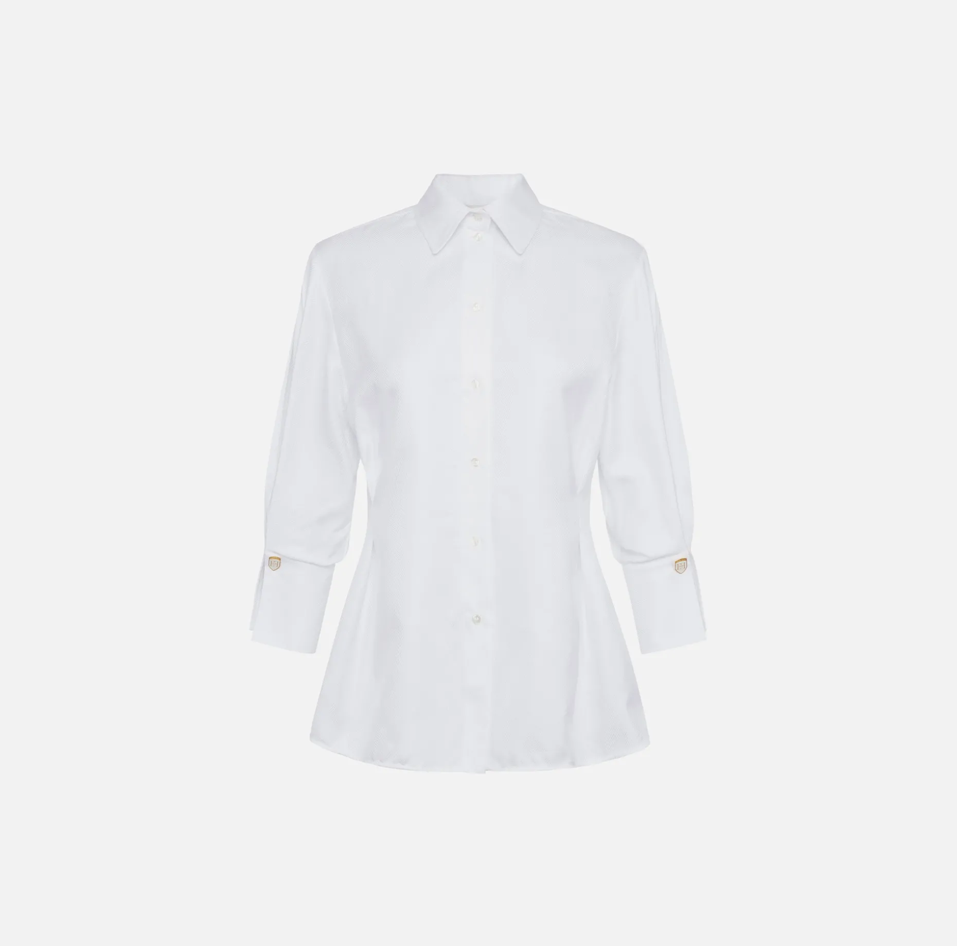 Elisabetta Franchi Shirts And Blouses | Chevron poplin shirt with darts