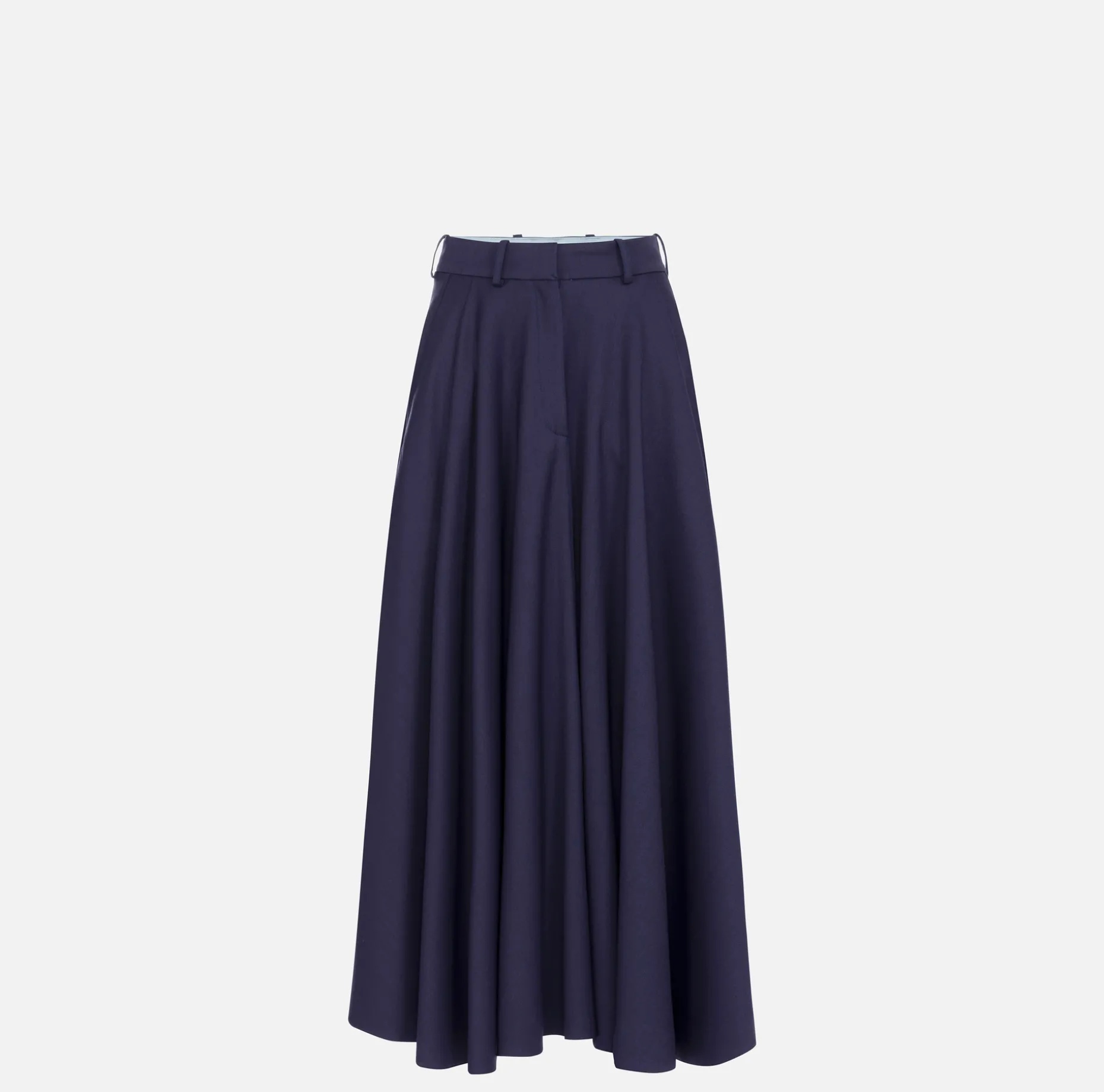 Elisabetta Franchi Skirts | Cool wool midi skirt with emblem embroidery