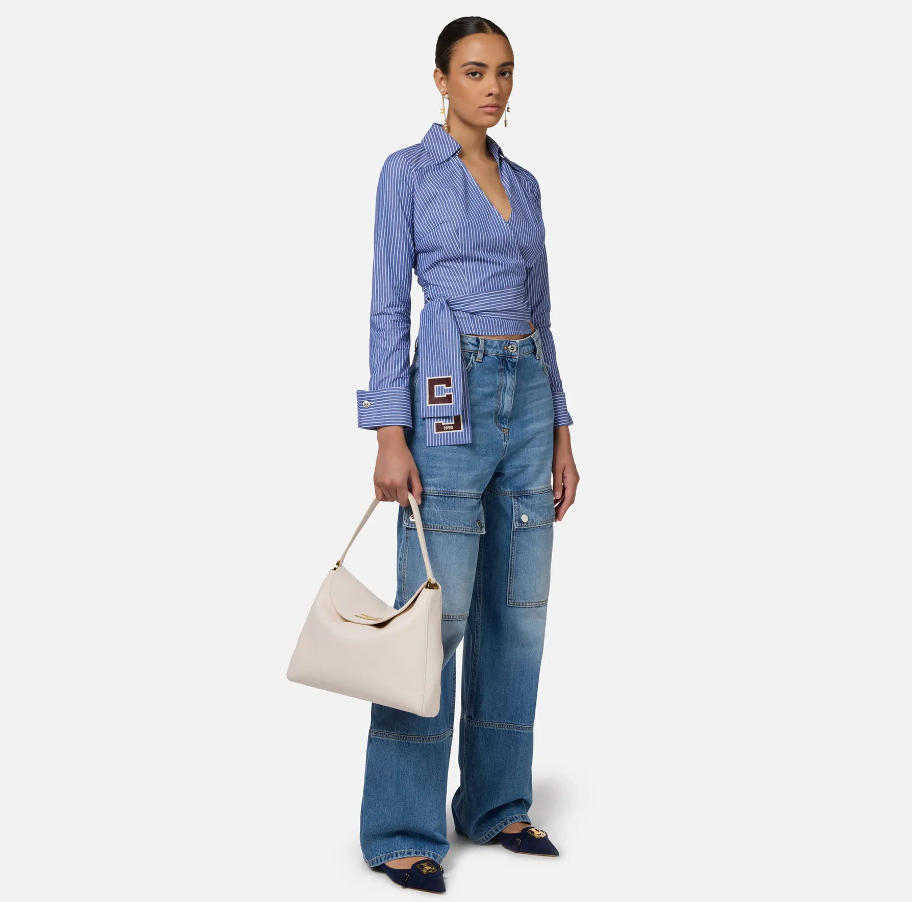 Elisabetta Franchi Jeans | Cotton cargo jeans