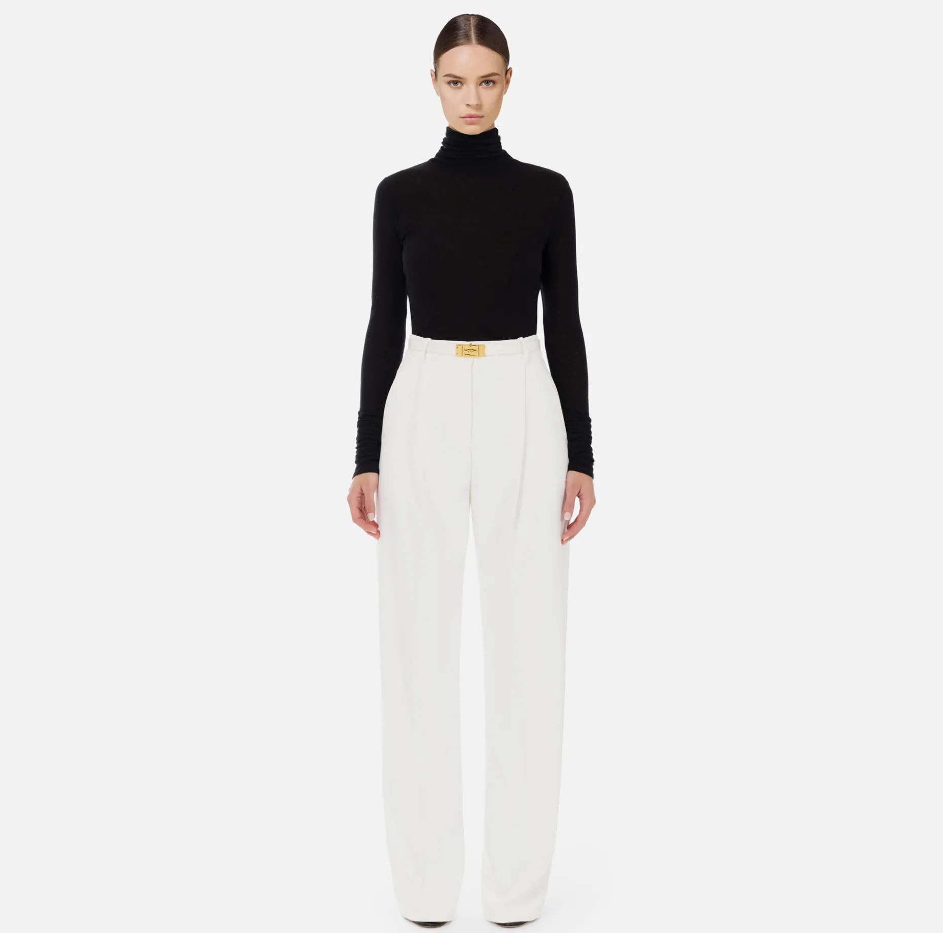 Elisabetta Franchi Trousers And Shorts | Crêpe trousers with darts