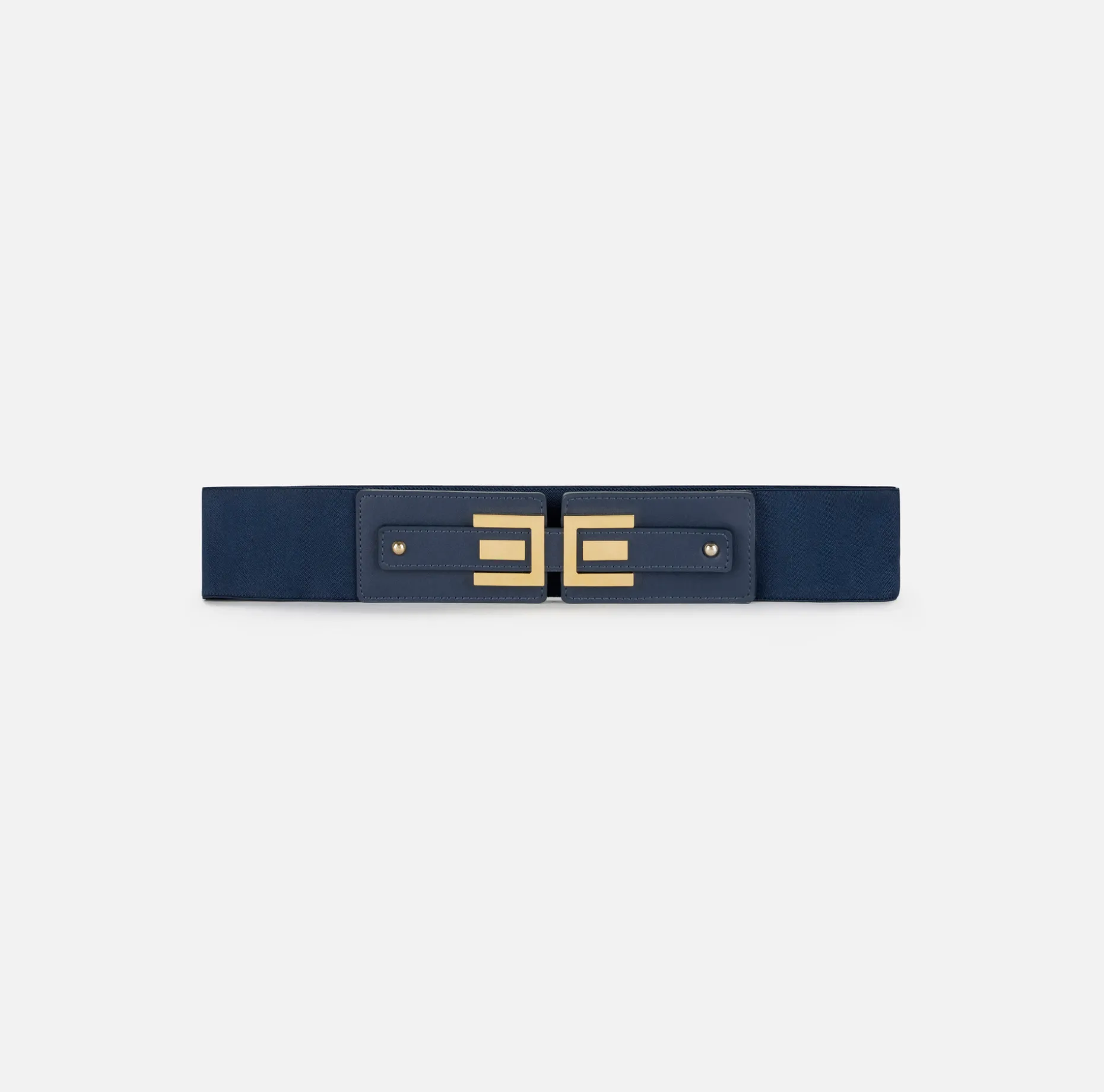 Elisabetta Franchi Belts | Elastic belt with logo plaque