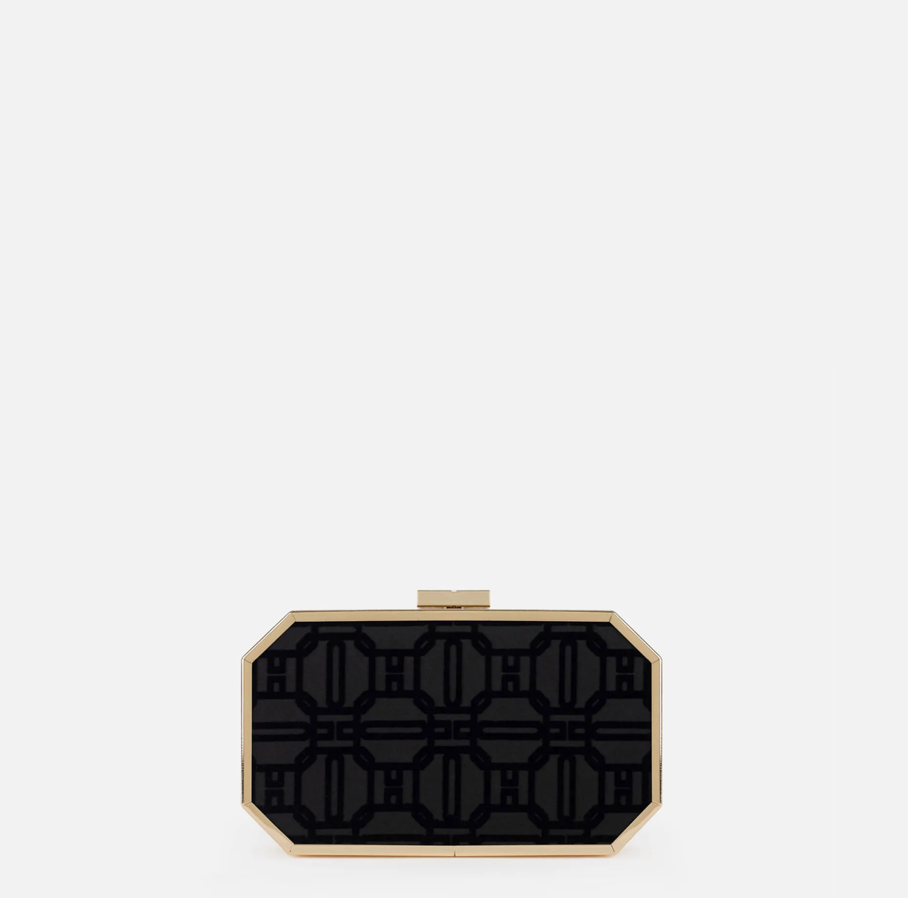 Elisabetta Franchi Clutch | Flock fabric clutch bag