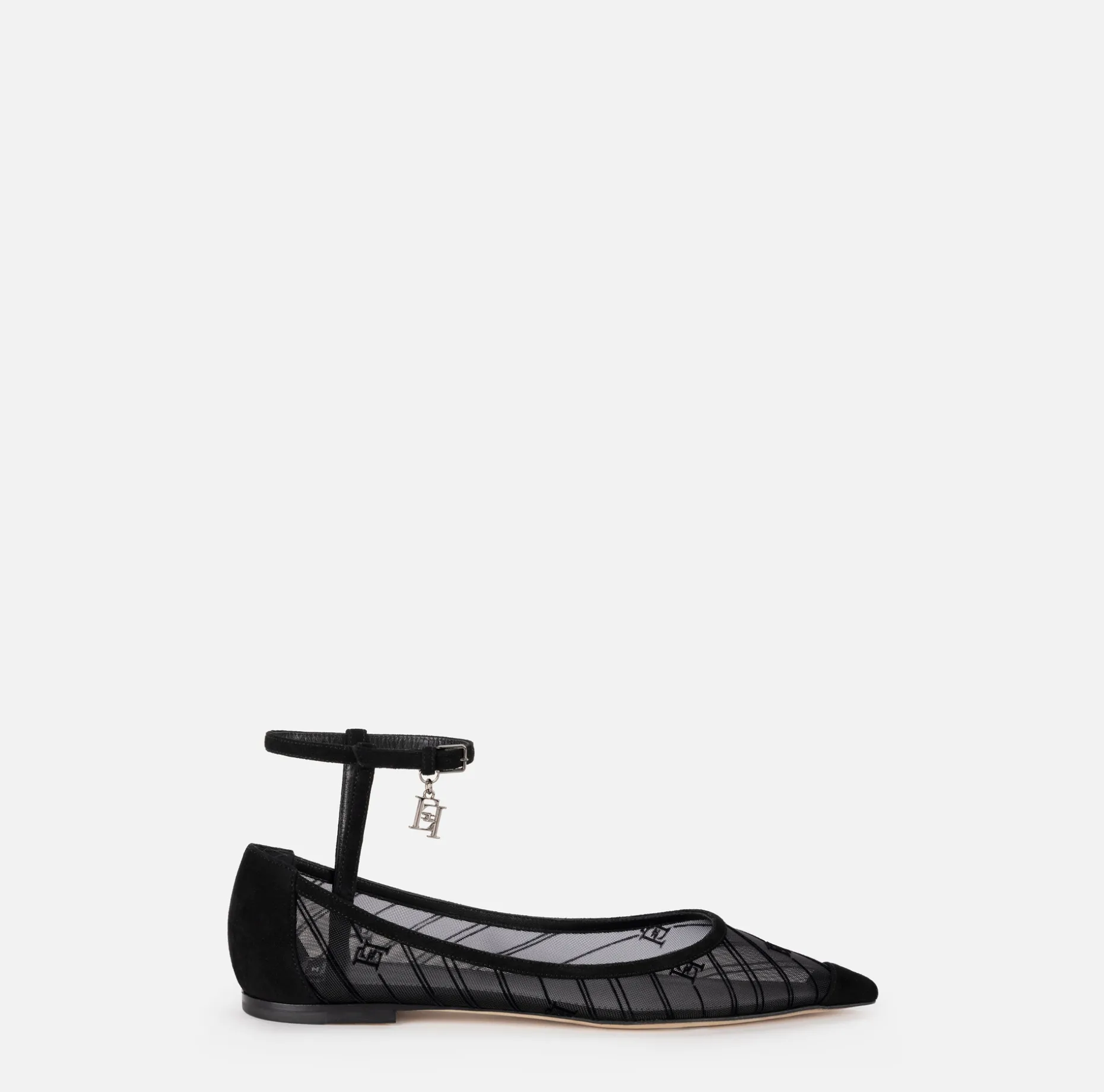 Elisabetta Franchi Sneakers & Flat Shoes | Flocked mesh flats