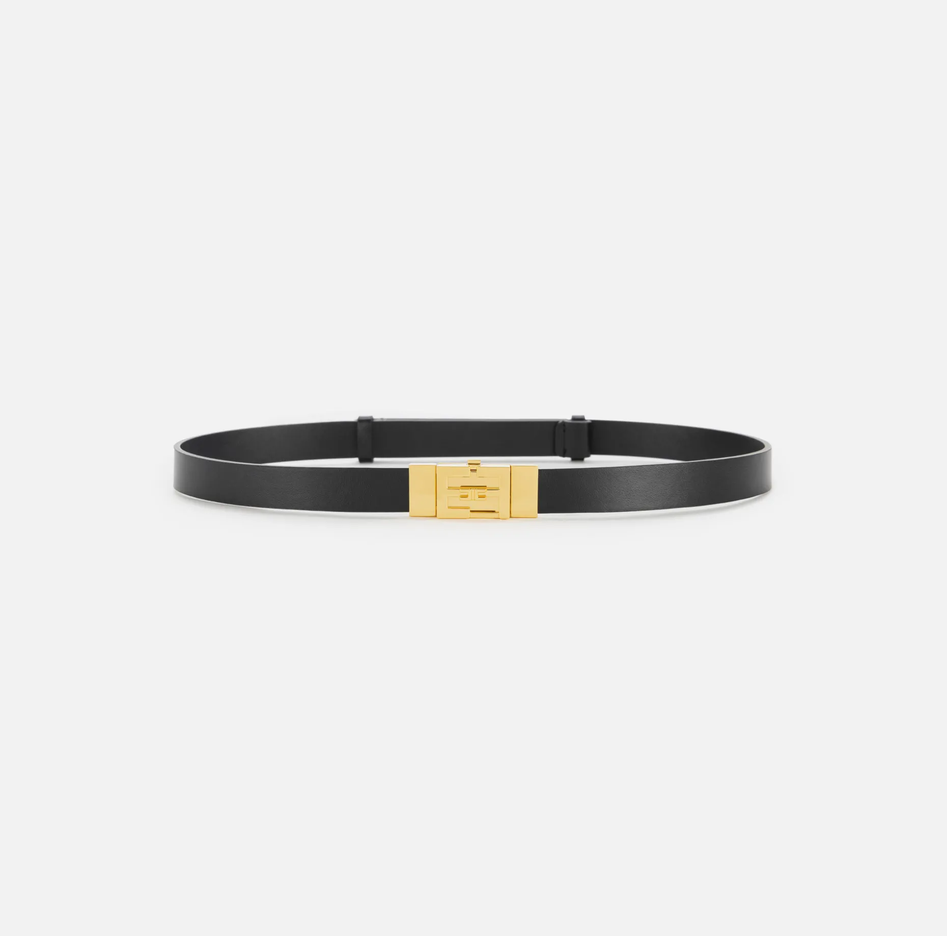 Elisabetta Franchi Belts | High-waisted belt in semi-gloss leather