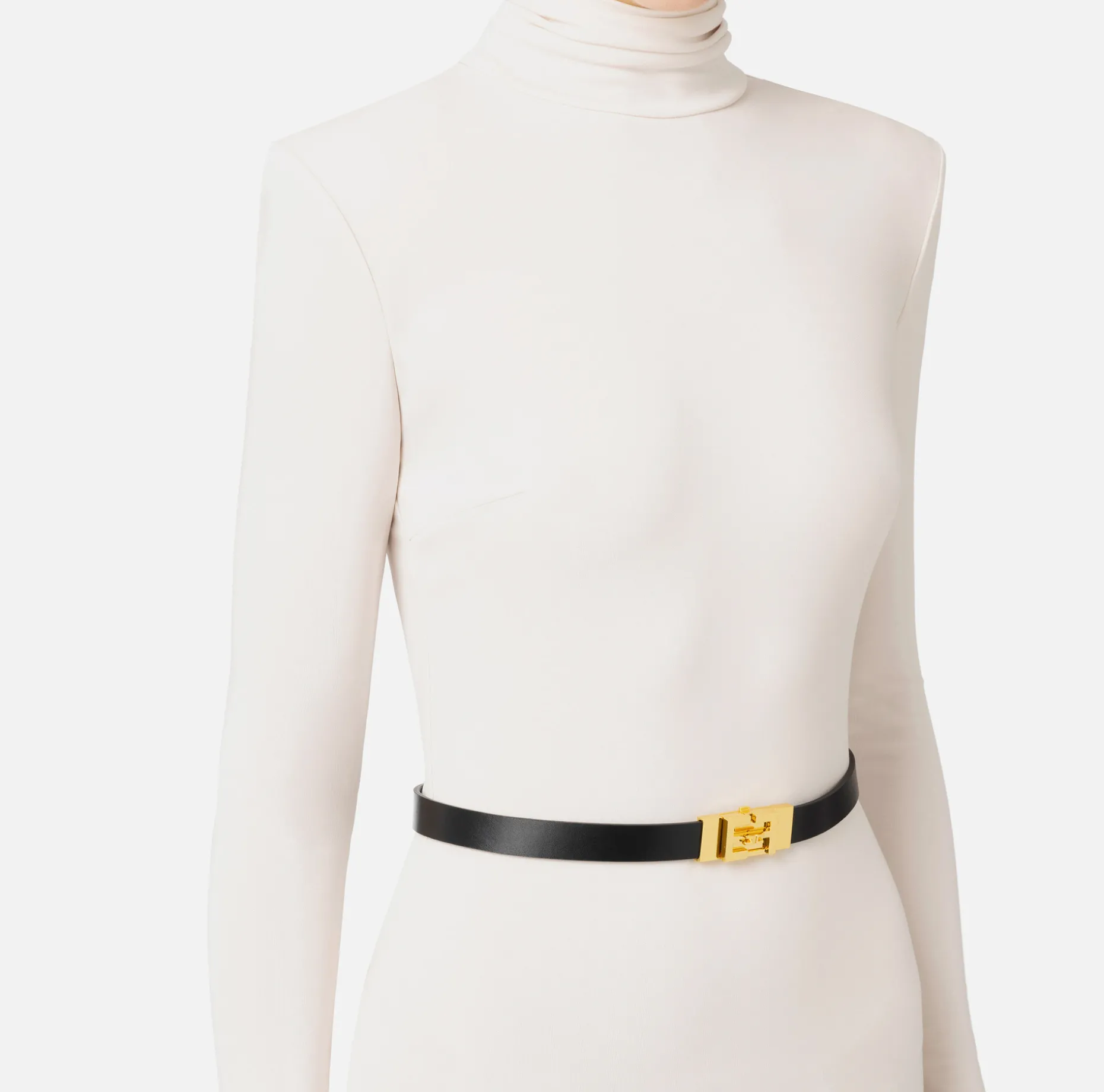 Elisabetta Franchi Belts | High-waisted belt in semi-gloss leather