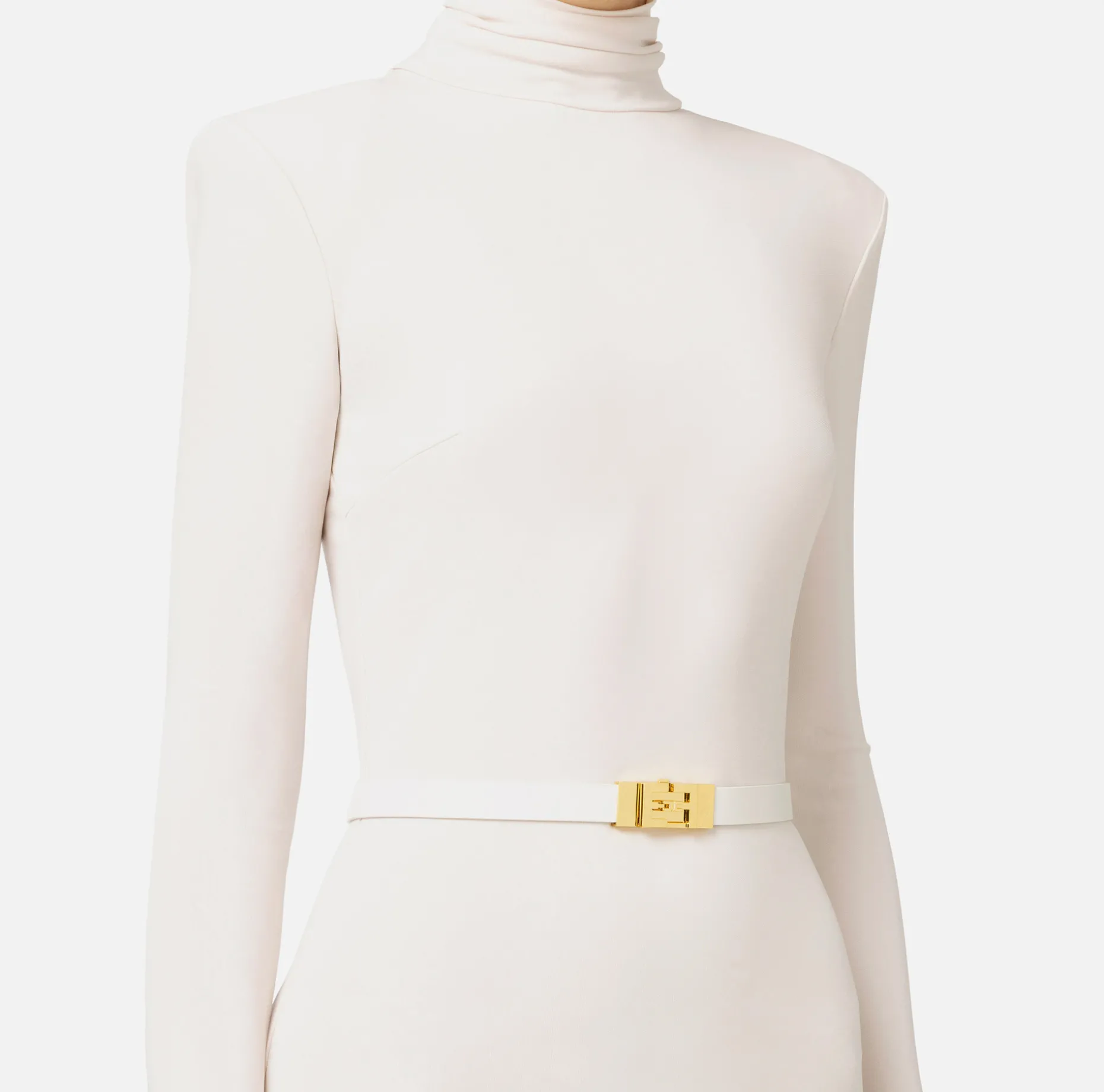 Elisabetta Franchi Belts | High-waisted belt in semi-gloss leather