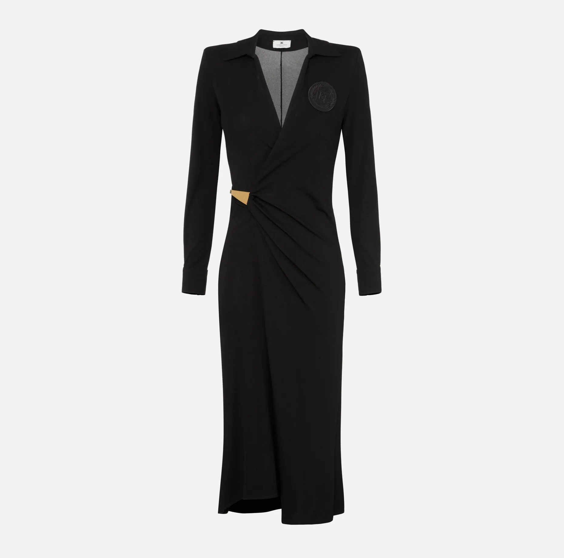 Elisabetta Franchi Midi Dresses | Dresses | Jersey midi dress with side knot