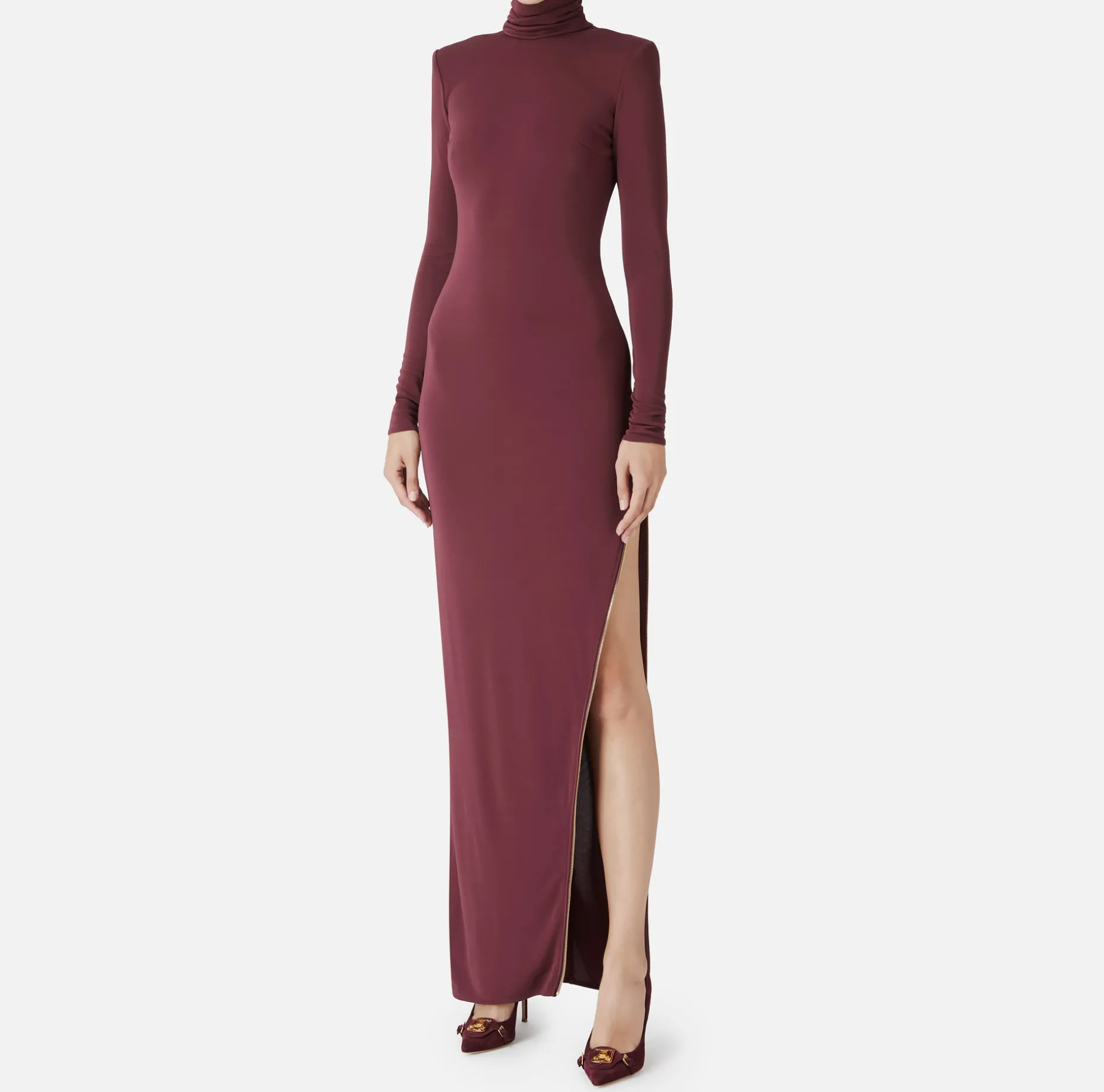 Elisabetta Franchi Red Carpet Dresses | Red Carpet | Jersey red carpet dress with side zip