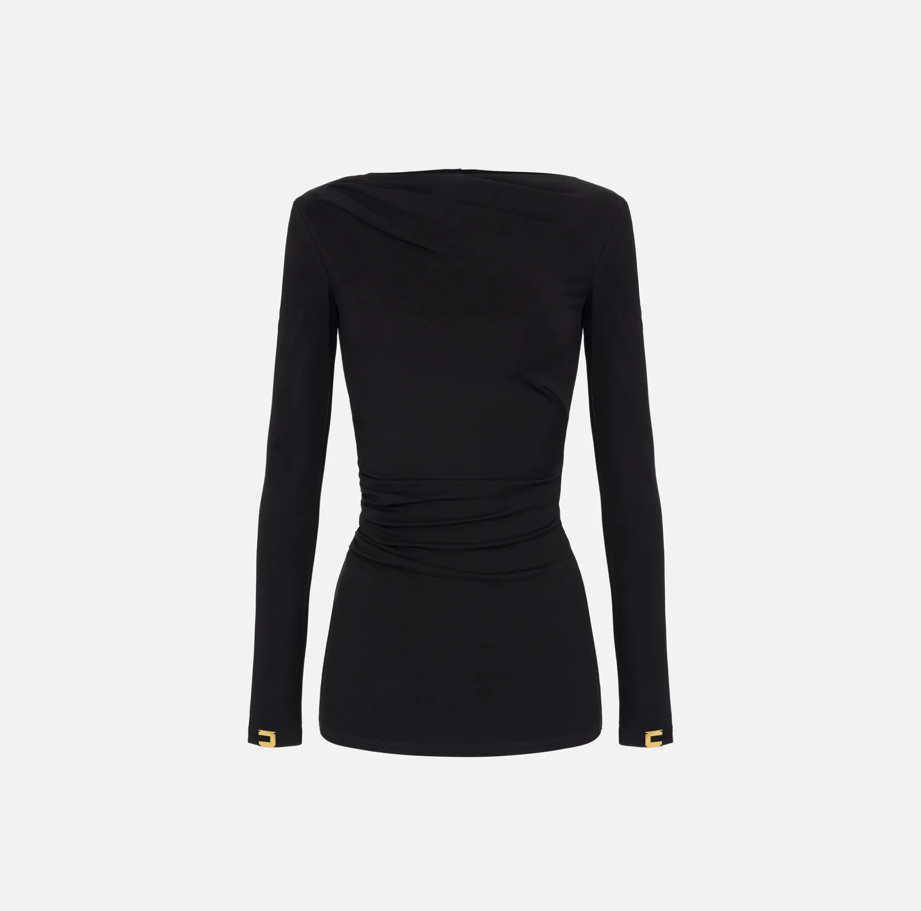 Elisabetta Franchi Top And T-Shirts | Jersey top with draping