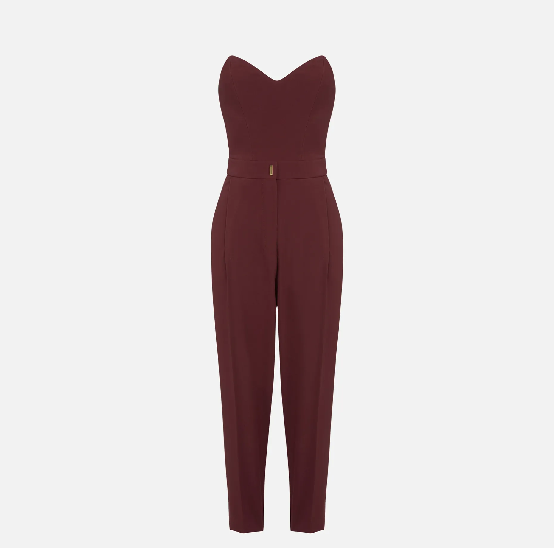 Elisabetta Franchi Jumpsuits | Jumpsuit in stretch crêpe fabric with bustier top