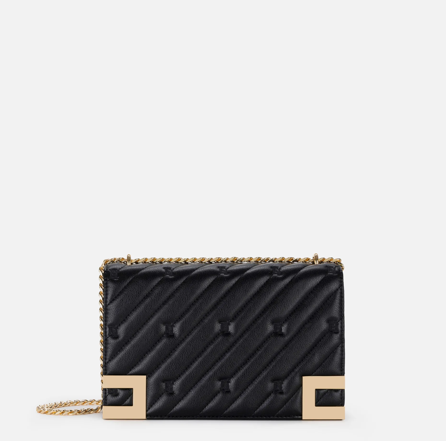 Elisabetta Franchi Strap Bags | Large quilted bag with shoulder strap