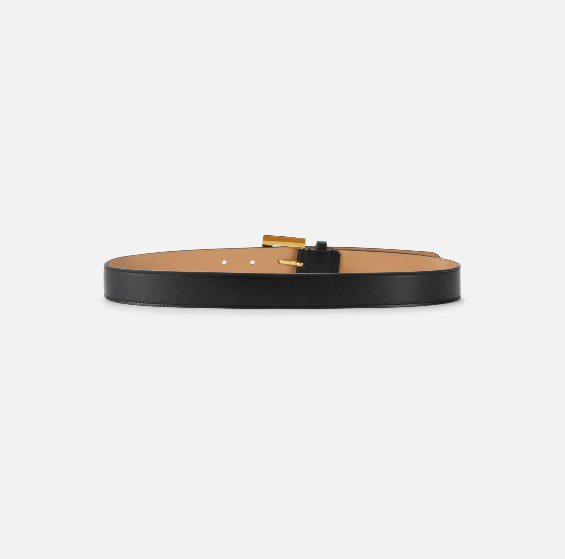 Elisabetta Franchi Belts | Leather belt with horsebit loop