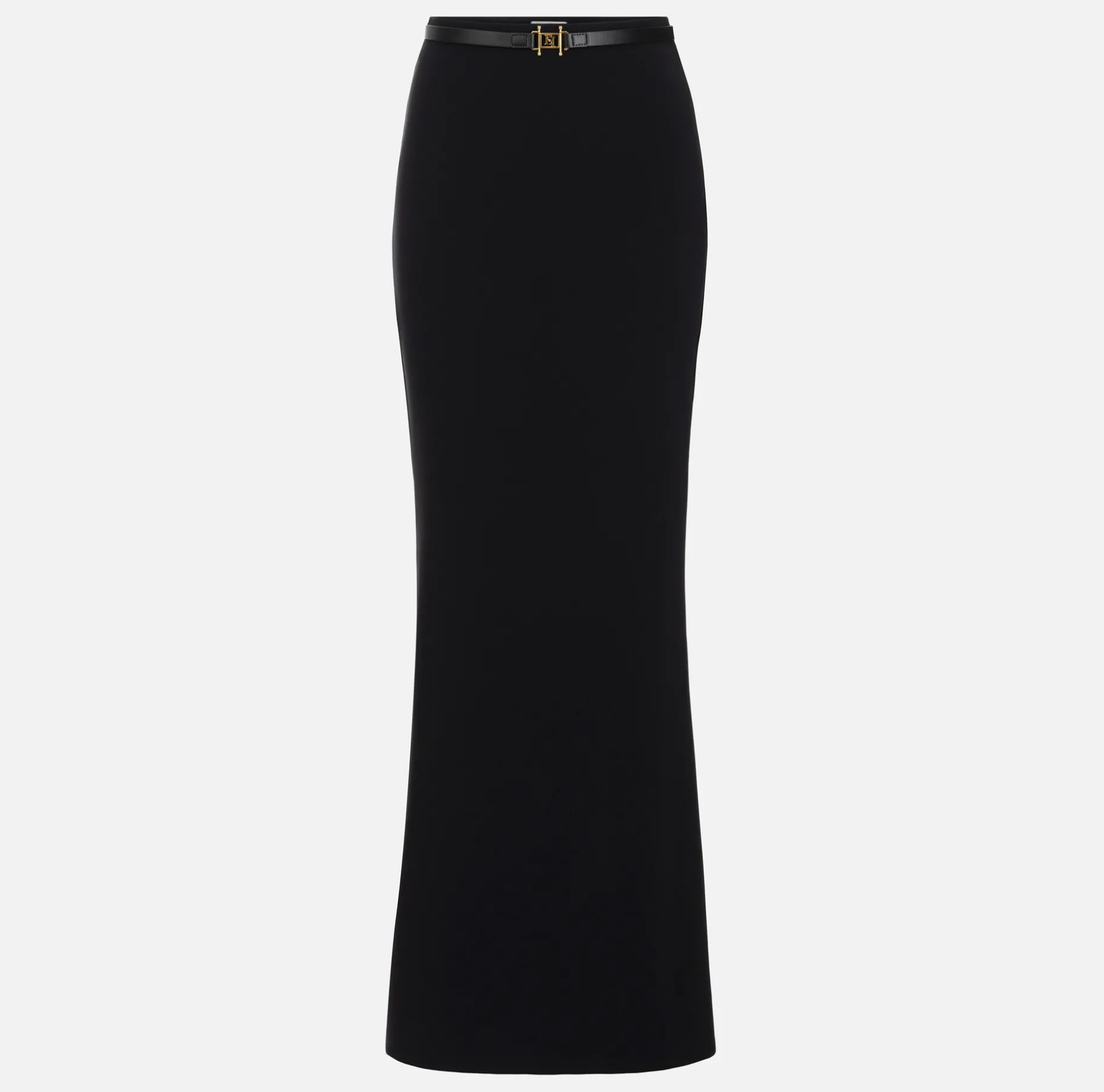 Elisabetta Franchi Skirts | Long skirt in lightweight crêpe fabric with belt