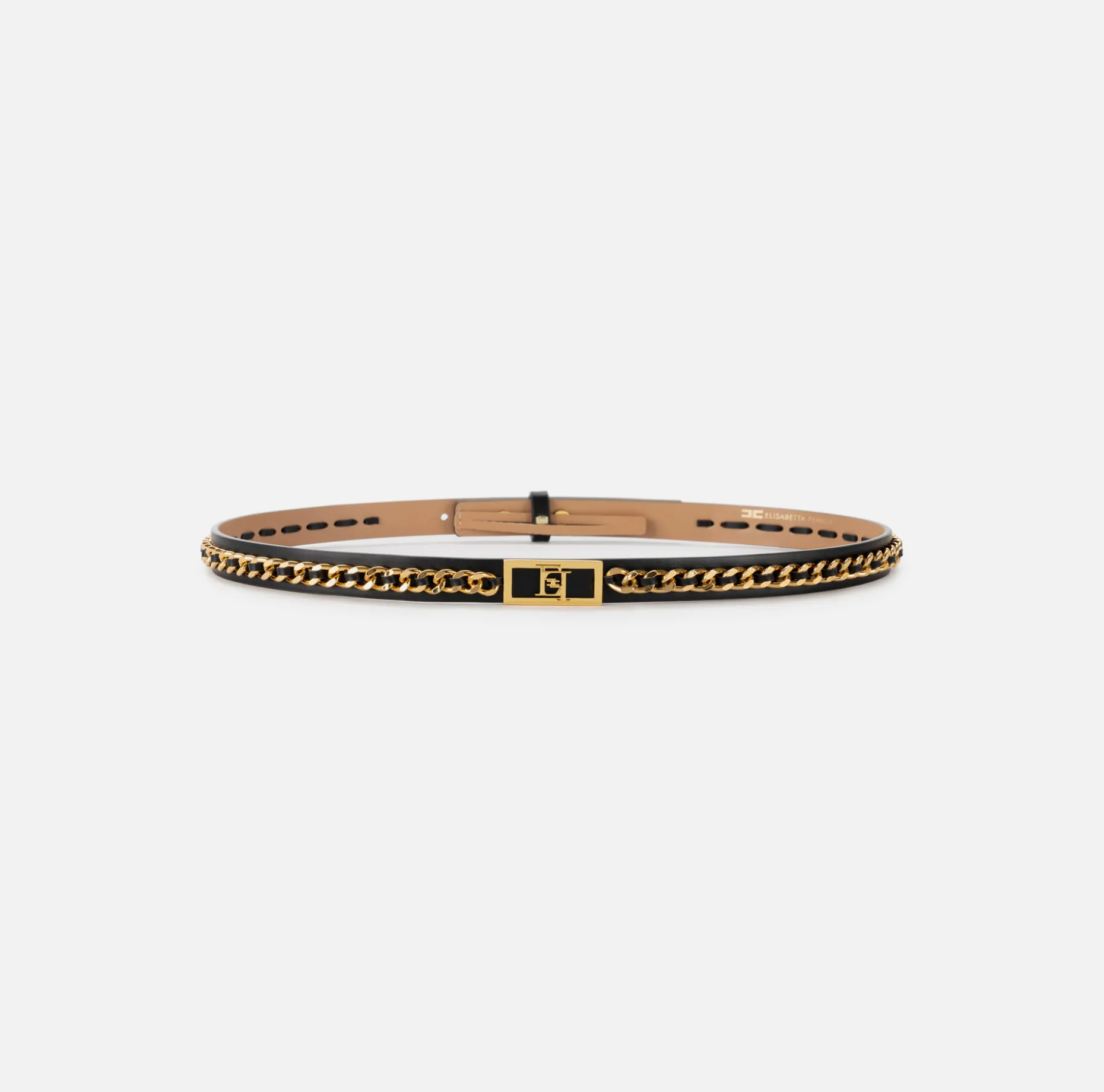 Elisabetta Franchi Belts | Micro belt with threaded chain