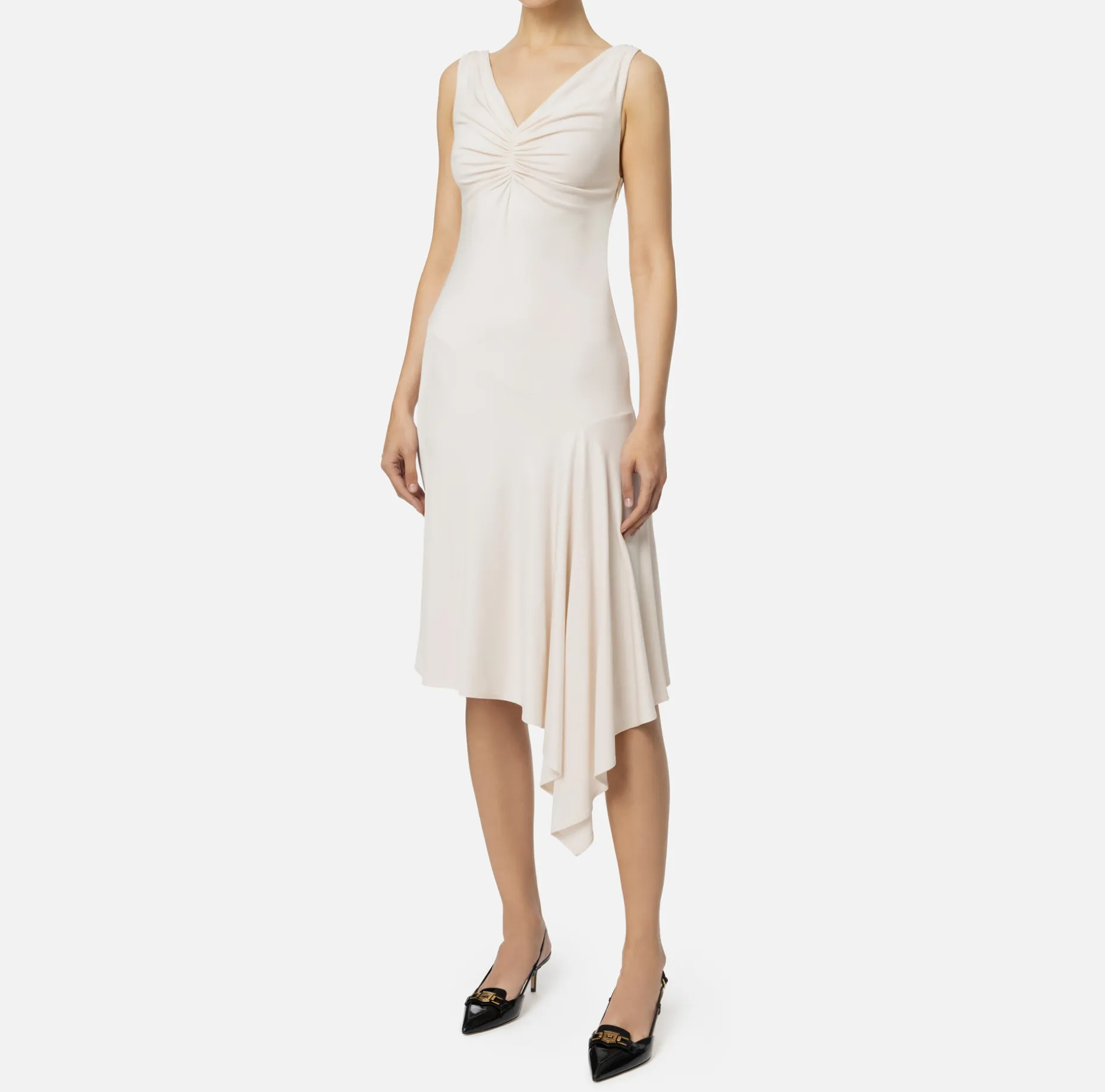 Elisabetta Franchi Midi Dresses | Dresses | Midi dress in crêpe jersey fabric