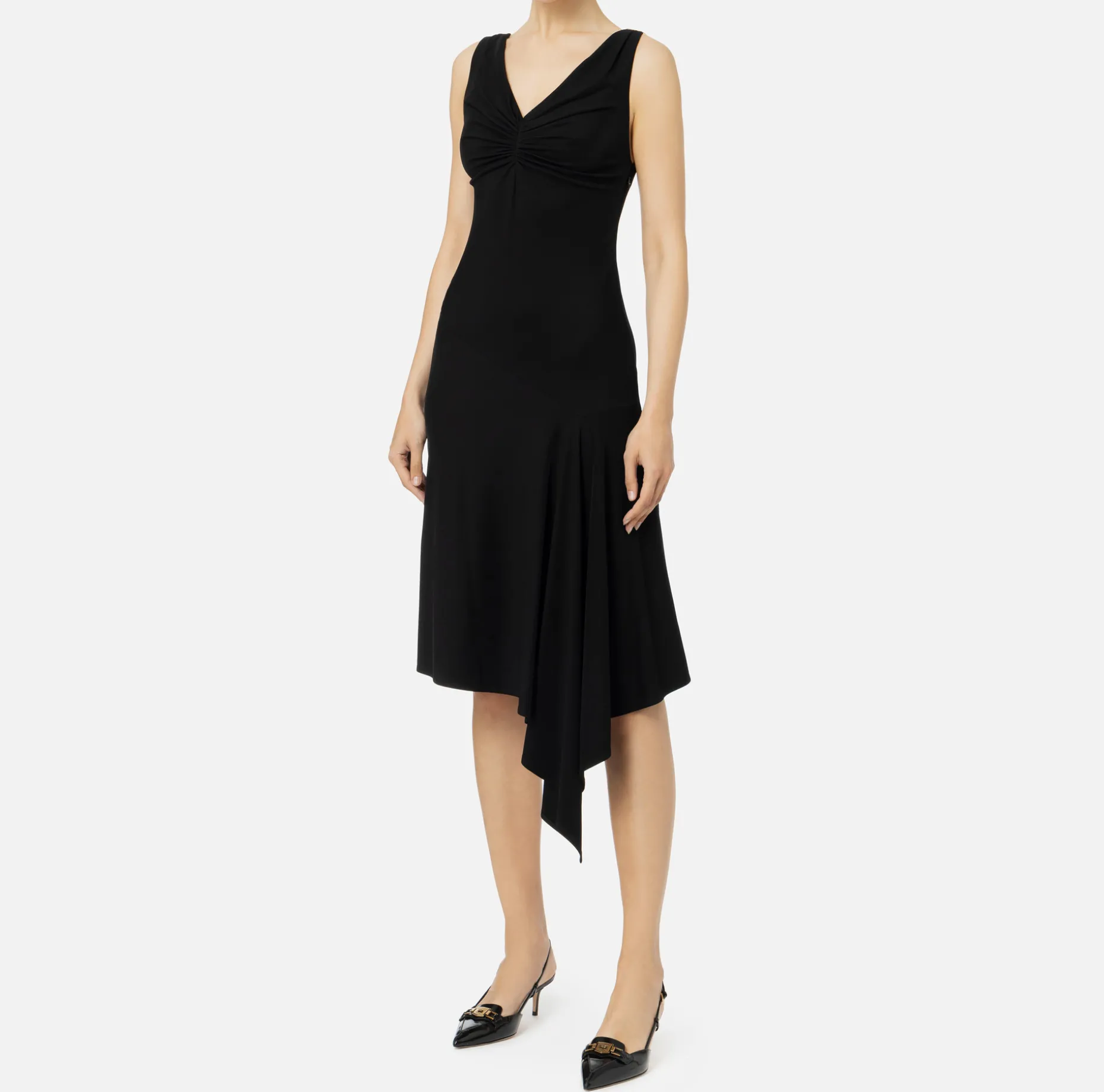 Elisabetta Franchi Midi Dresses | Dresses | Midi dress in crêpe jersey fabric