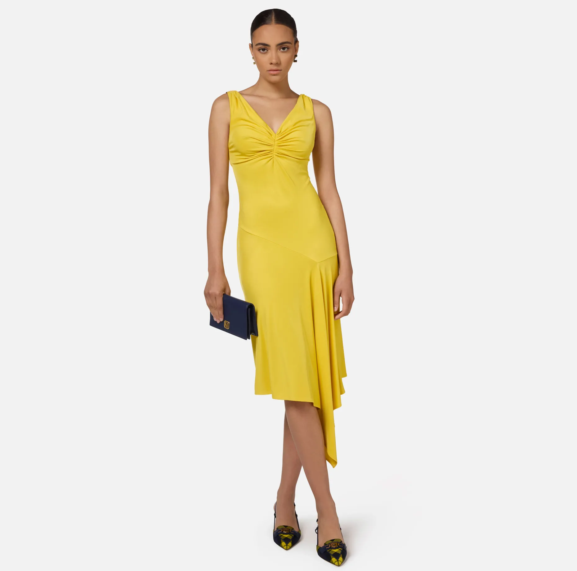 Elisabetta Franchi Dresses | Midi Dresses | Midi dress in crêpe jersey fabric