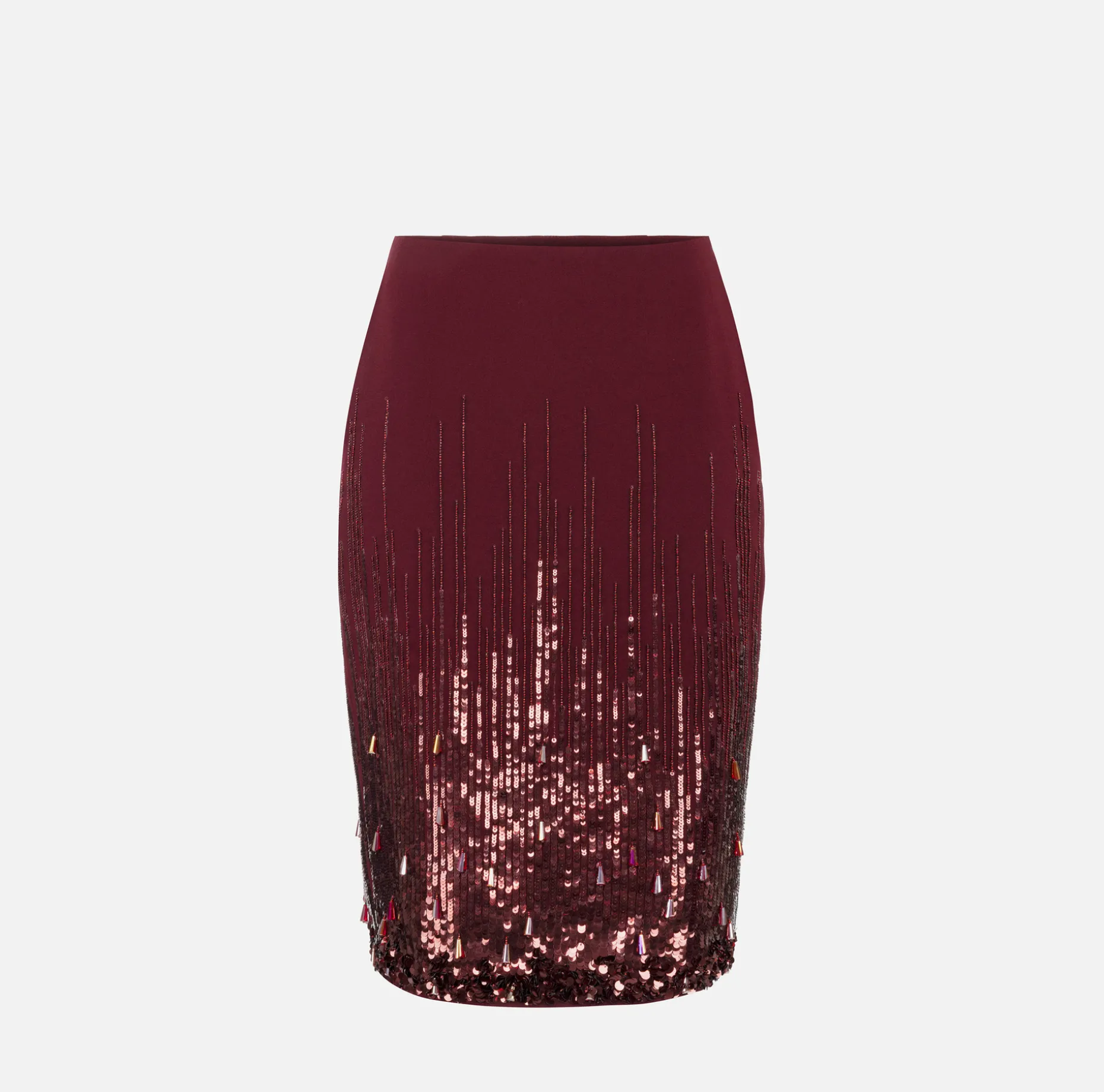 Elisabetta Franchi Skirts | Midi skirt in crêpe fabric embroidered with sequins