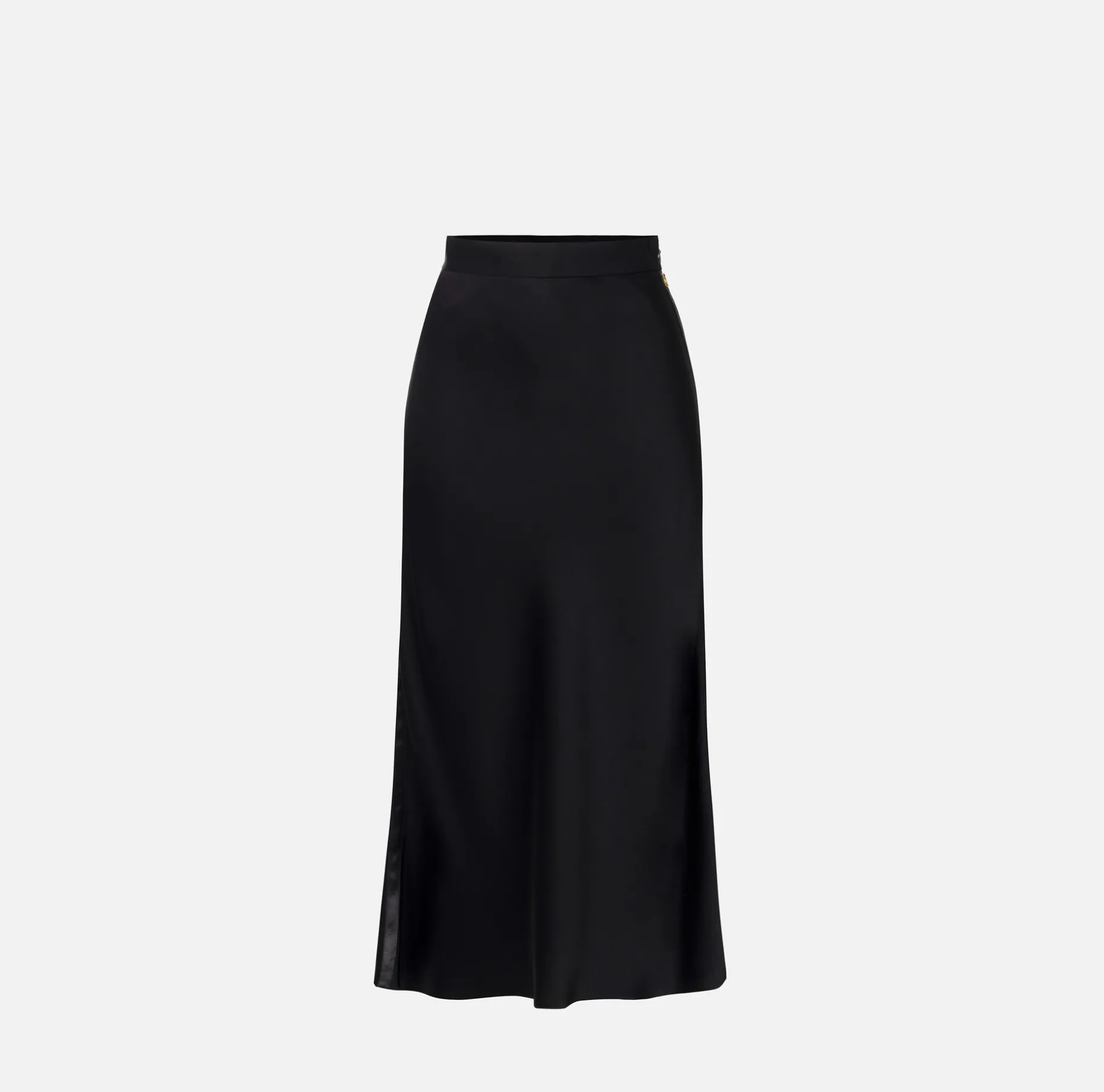 Elisabetta Franchi Skirts | Midi skirt in enver satin fabric with satin bands