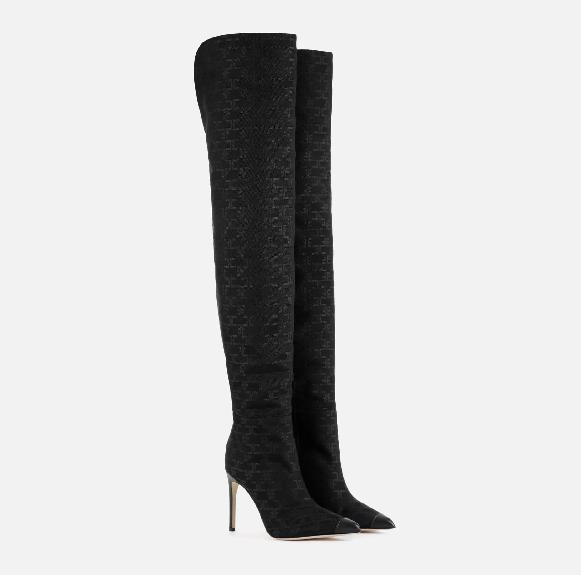 Elisabetta Franchi Boots | Monogram Cuissardes