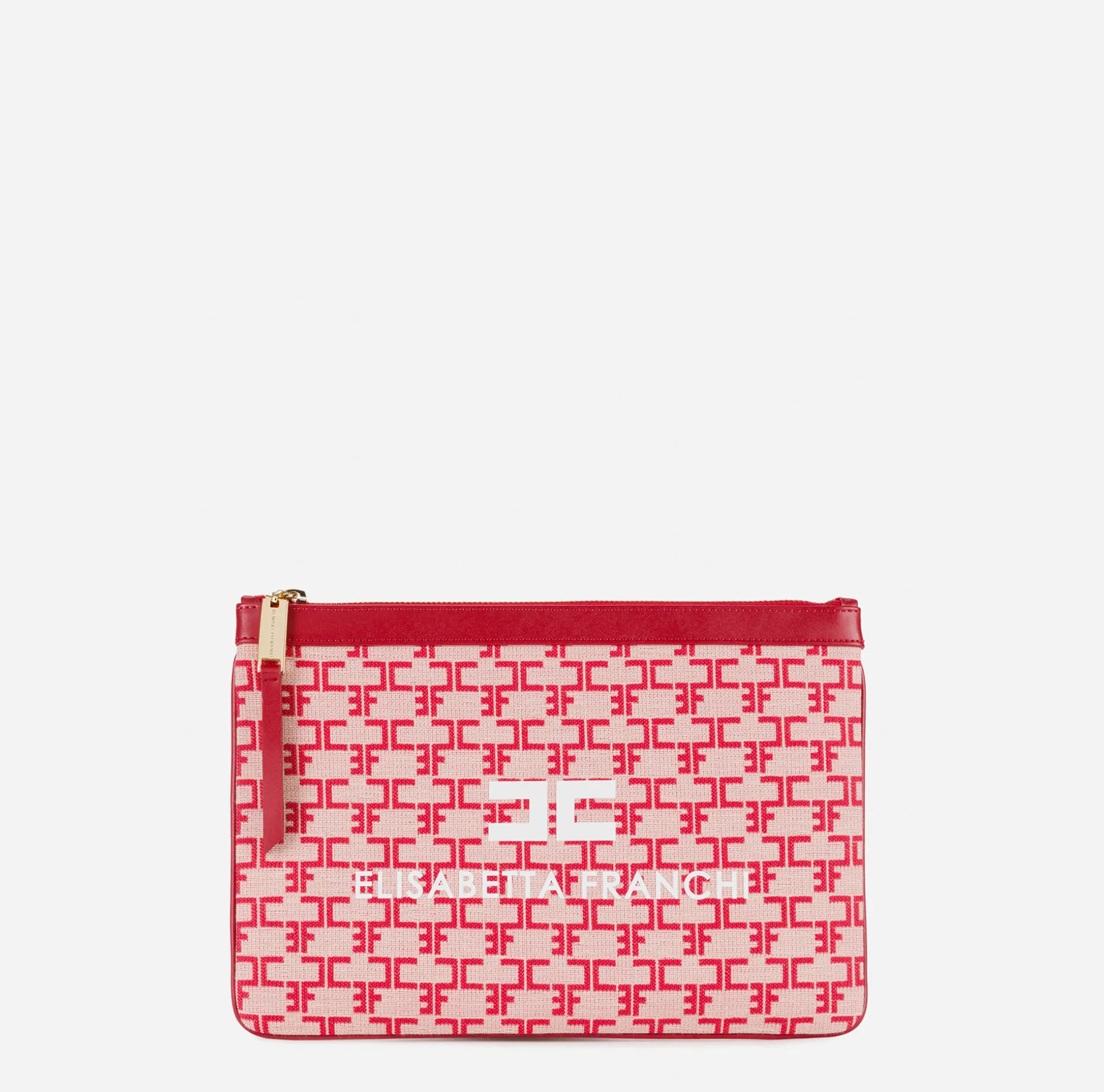 Elisabetta Franchi Clutch | Monogram Mini Make-Up Bag