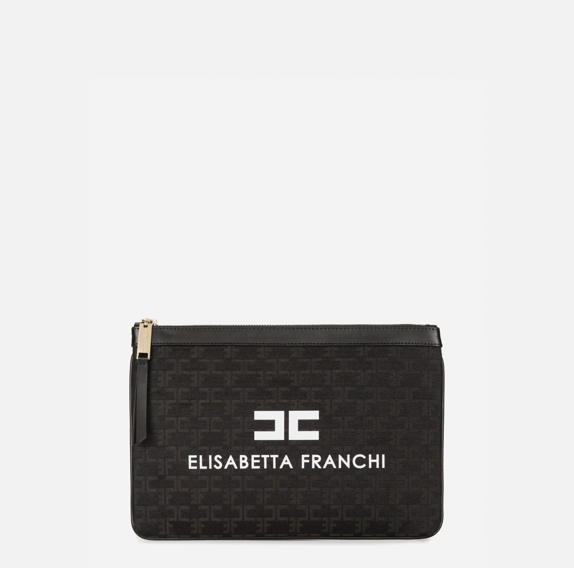 Elisabetta Franchi Clutch | Monogram Mini Make-Up Bag