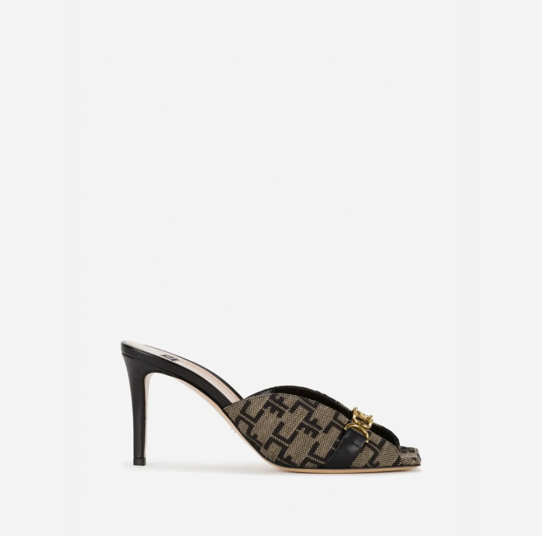 Elisabetta Franchi Sandals | Monogram Slider Sandal