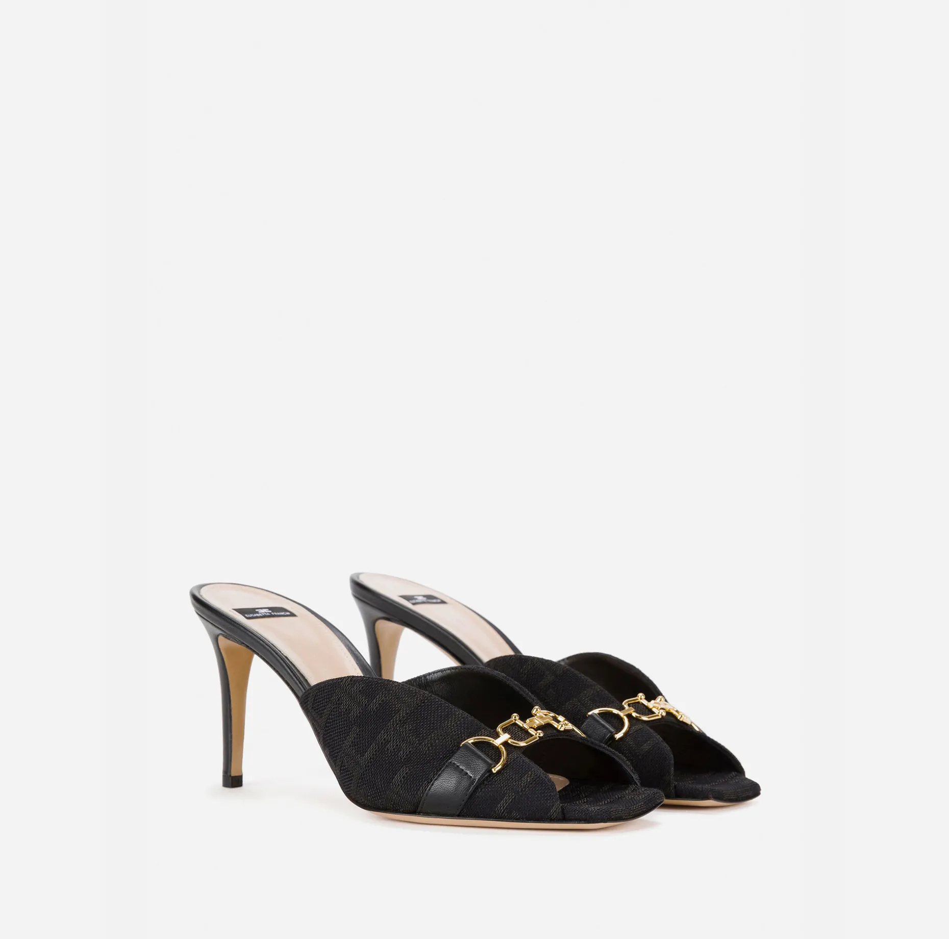 Elisabetta Franchi Sandals | Monogram Slider Sandal