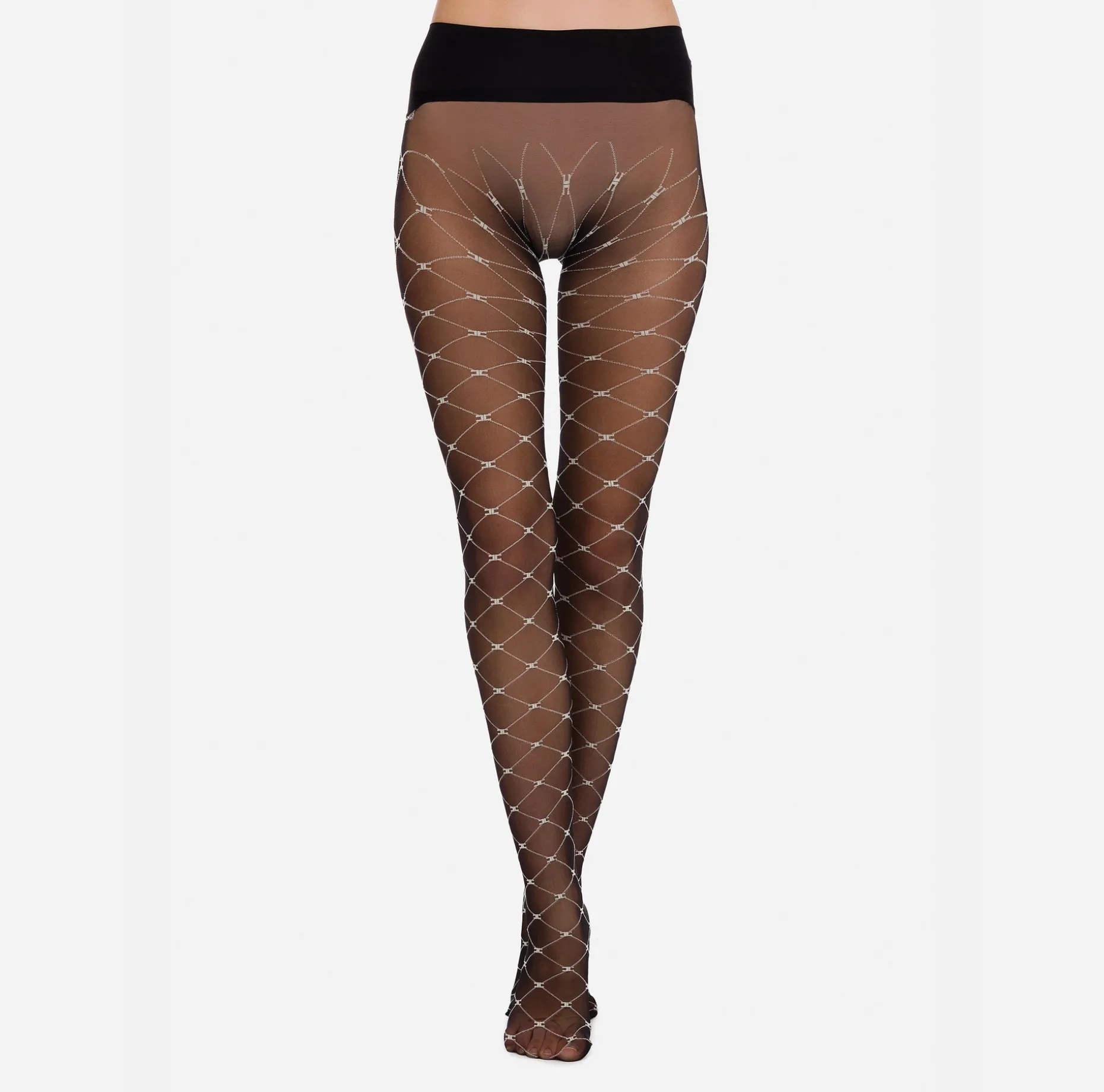 Elisabetta Franchi Stockings And Tights | Monogram-Patterned Tights