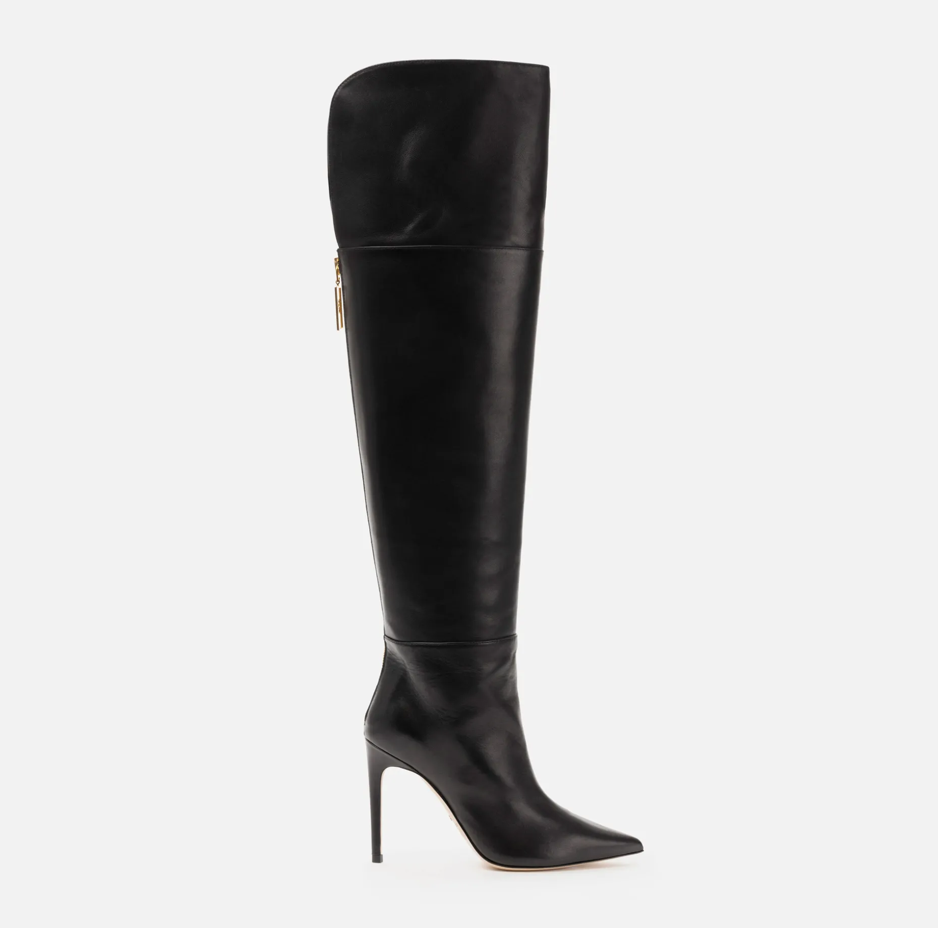 Elisabetta Franchi Boots | Nappa leather over-the-knee boots with narrow heels