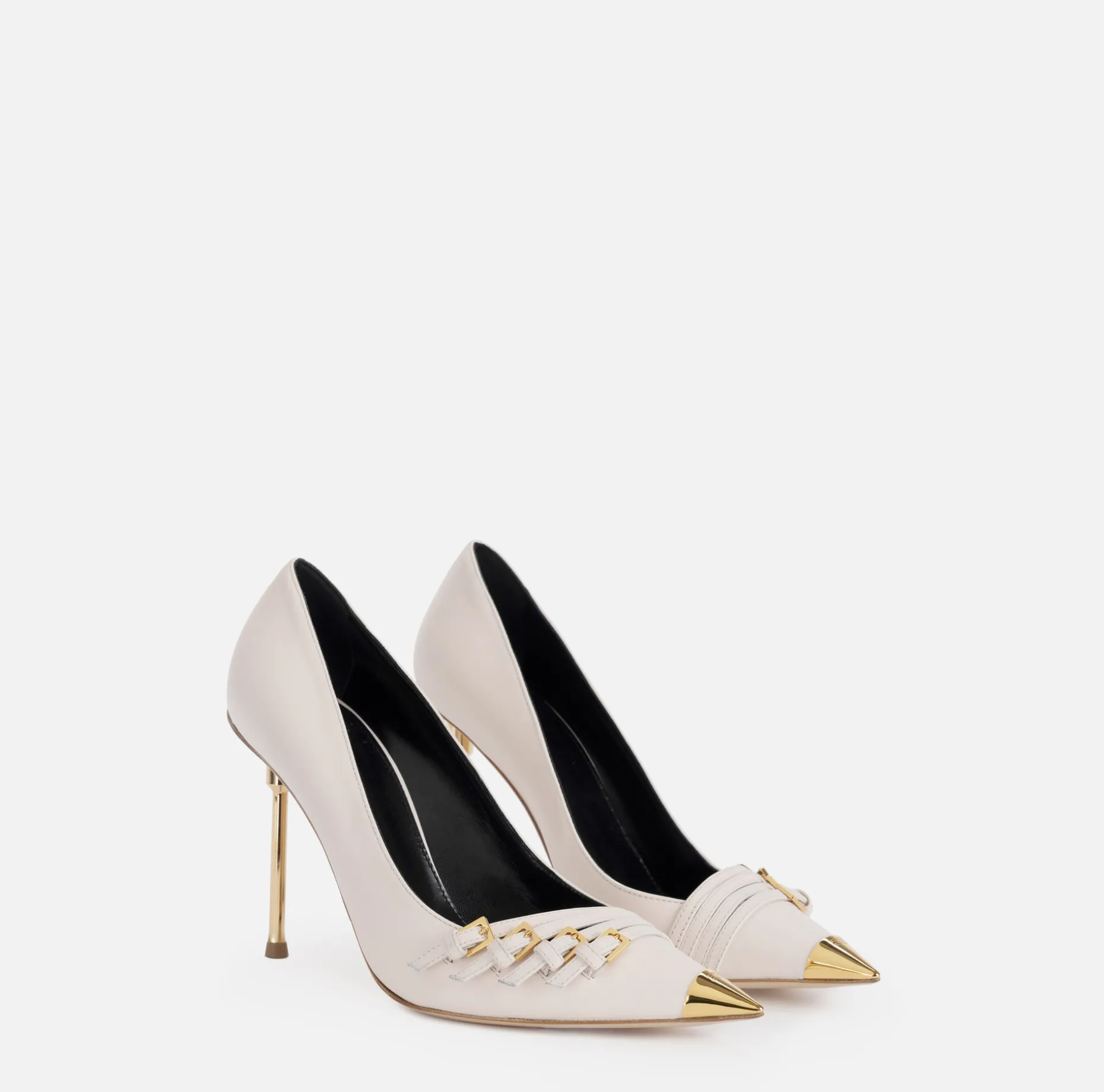 Elisabetta Franchi Pumps | Nappa leather pump with straps