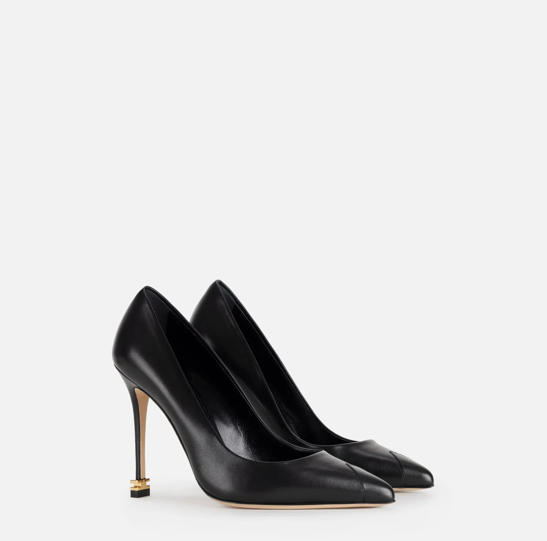 Elisabetta Franchi Pumps | Nappa leather pumps with toecap Étoile