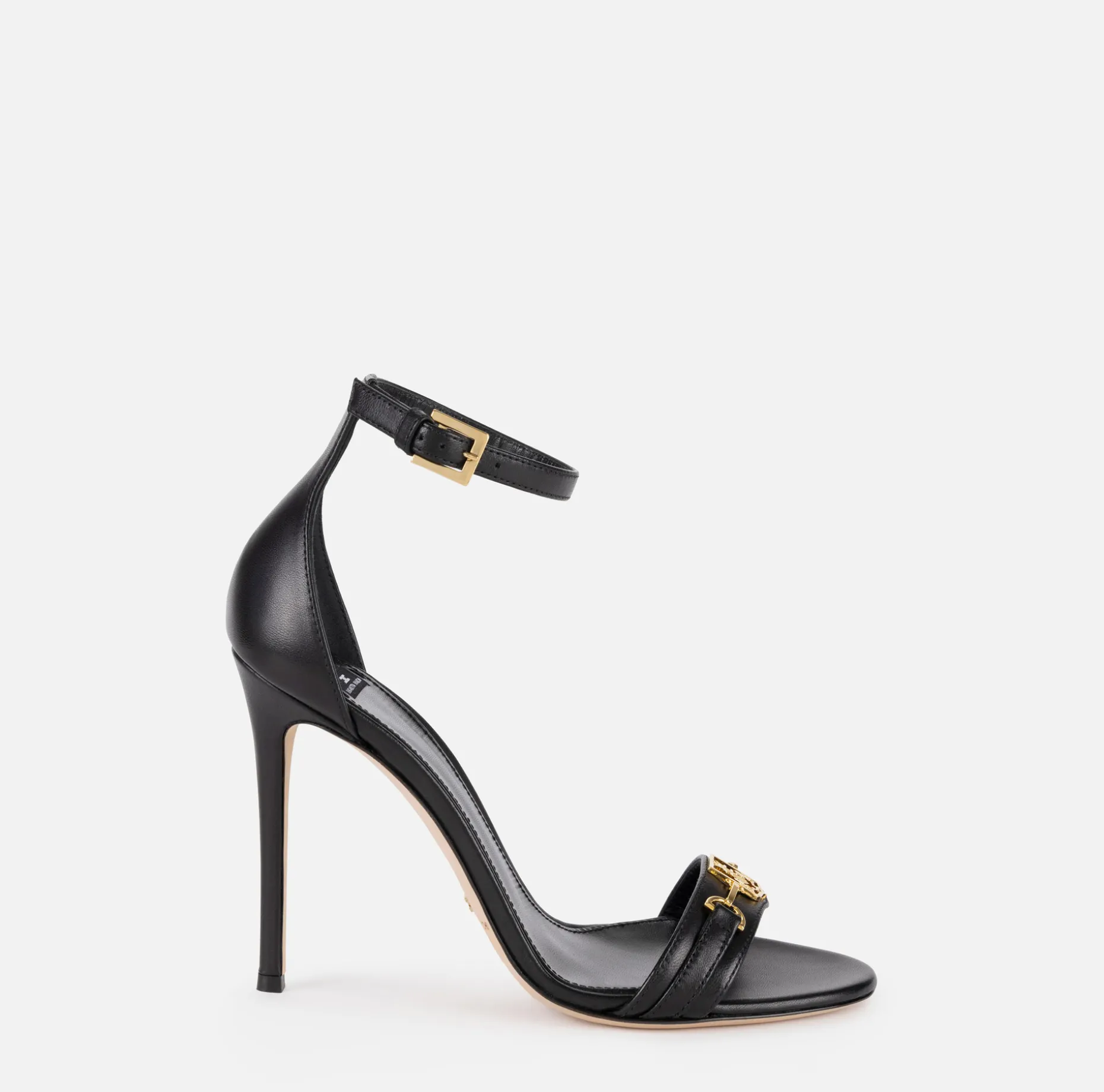 Elisabetta Franchi Sandals | Nappa leather sandal with shield horsebit