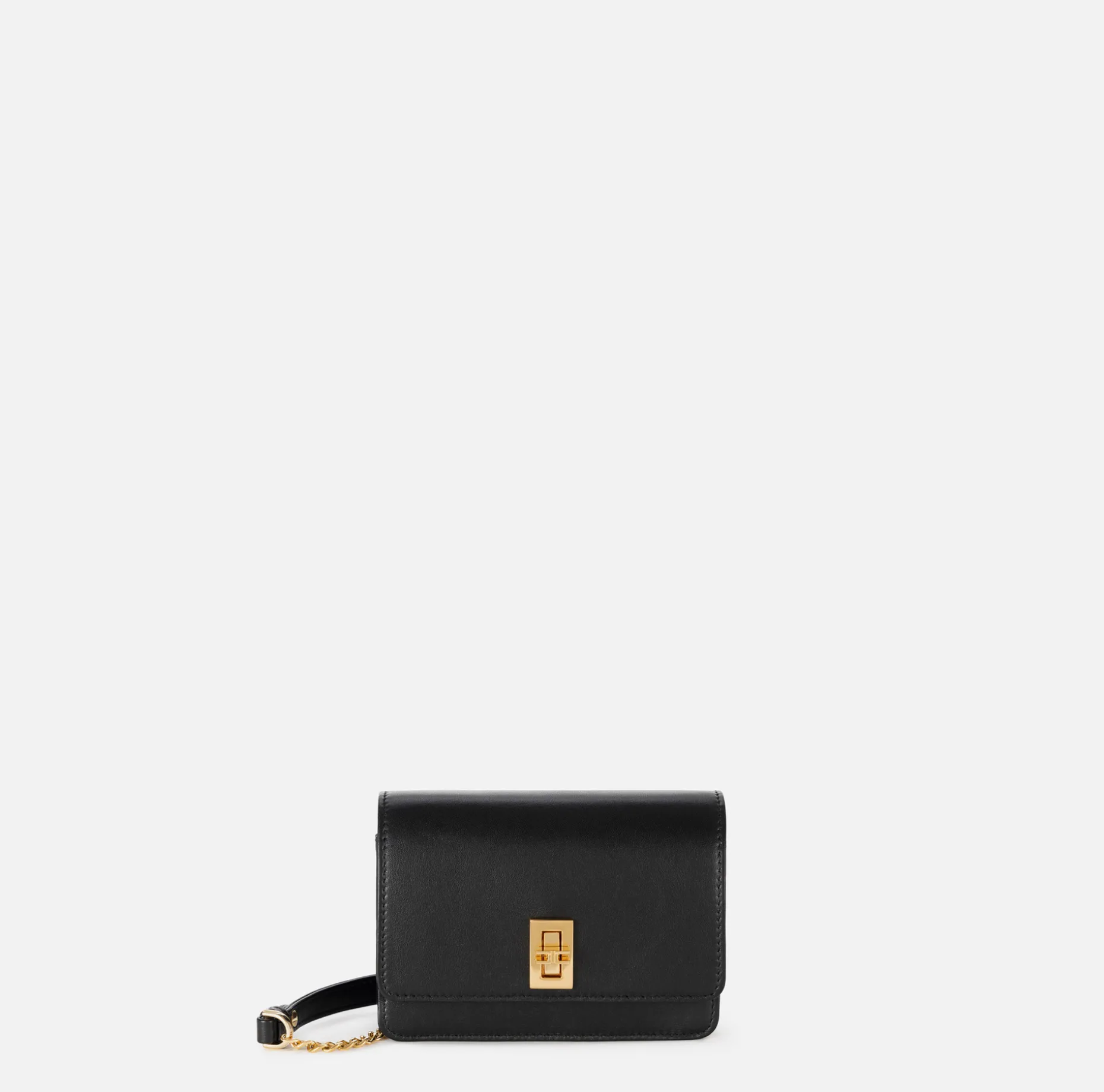 Elisabetta Franchi Strap Bags | Nappa leather shoulder bag with bellows