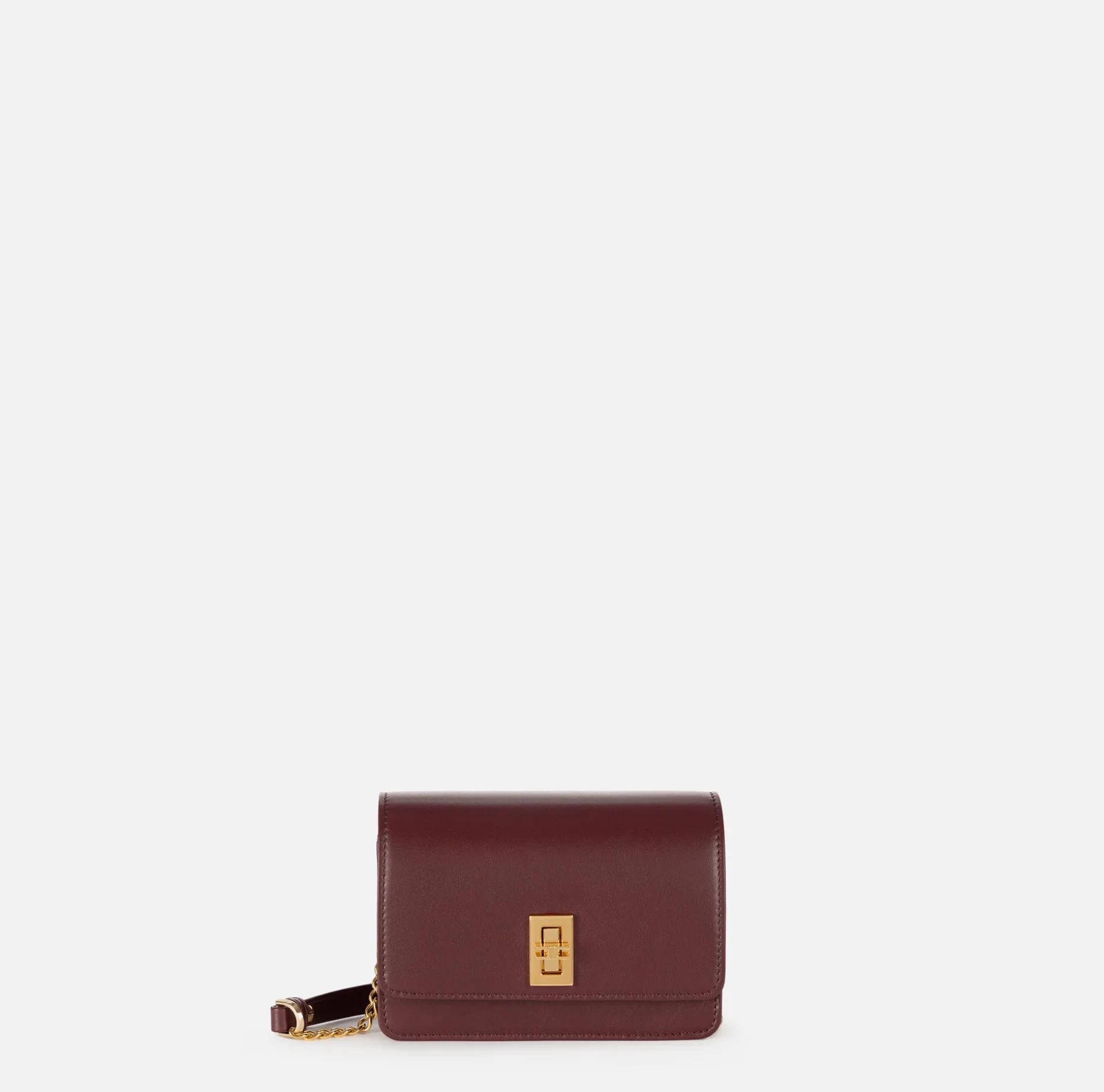 Elisabetta Franchi Strap Bags | Nappa leather shoulder bag with bellows